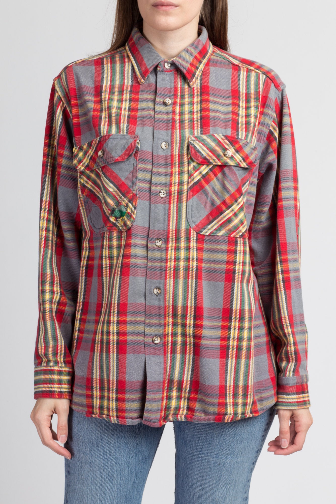 Vintage Ralph Lauren Plaid Shirt Size L 