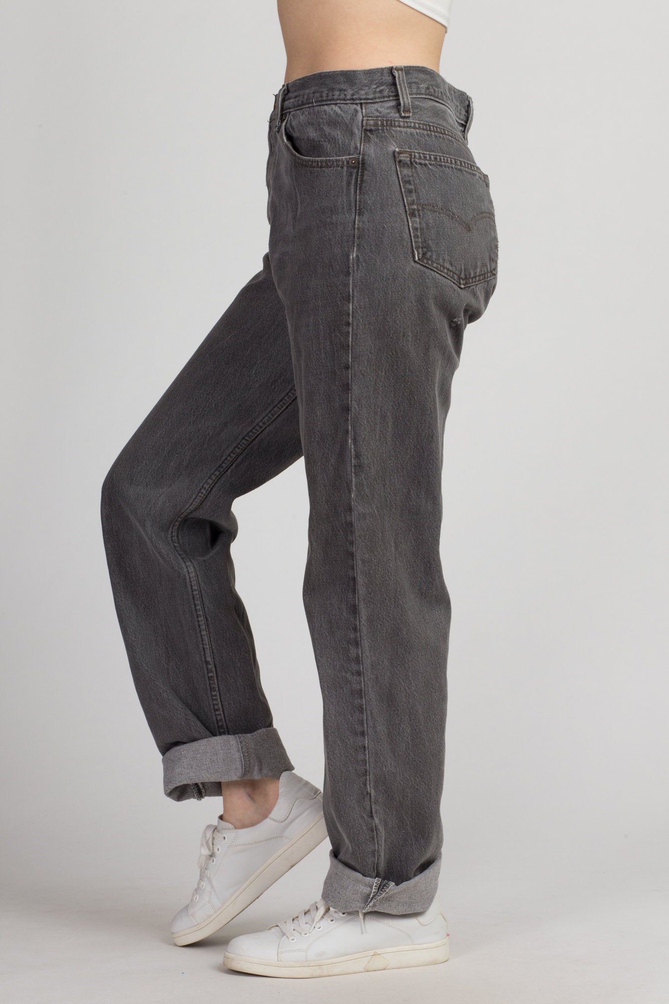 Vintage Levi's 501 Black Denim Jeans - 36x34
