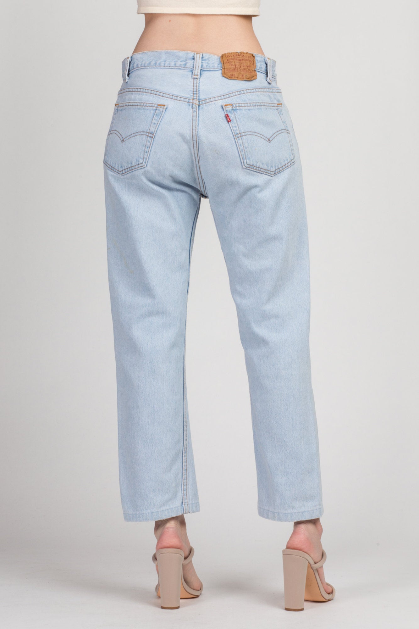 Vintage Levi&#39;s 501 Made In USA Jeans - Men&#39;s Medium, Women&#39;s Large | 90s Unisex Denim Straight Leg High Waist Boyfriend Jeans