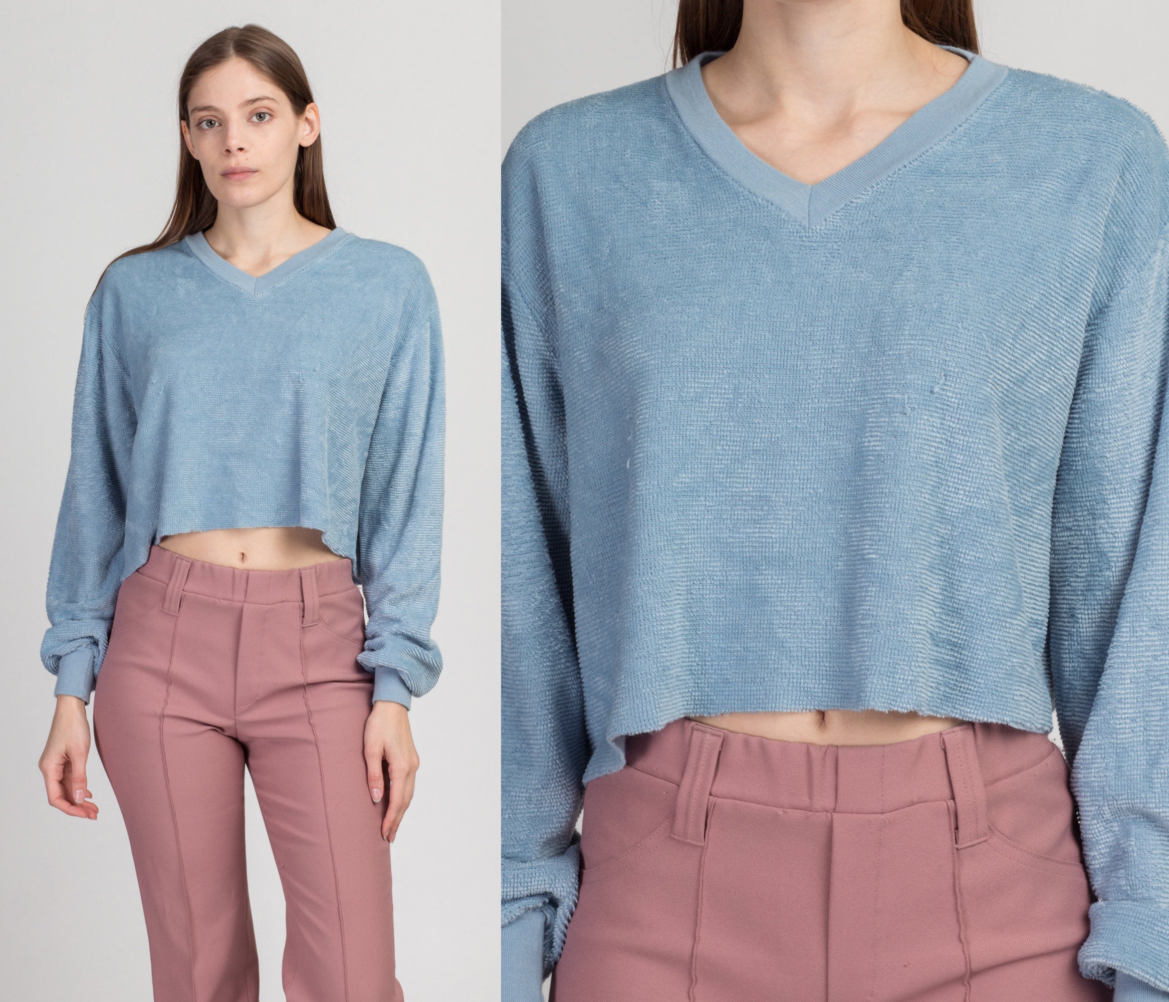 80's cropped sweatshirt outlet