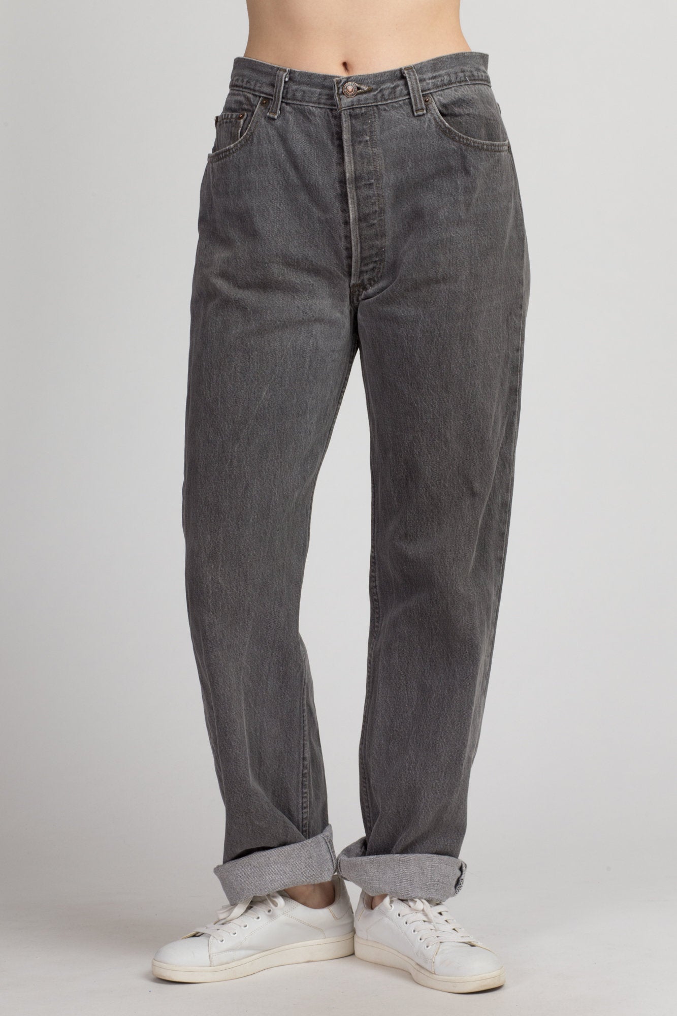 Vintage Levi's 501 Black Denim Jeans - 36x34