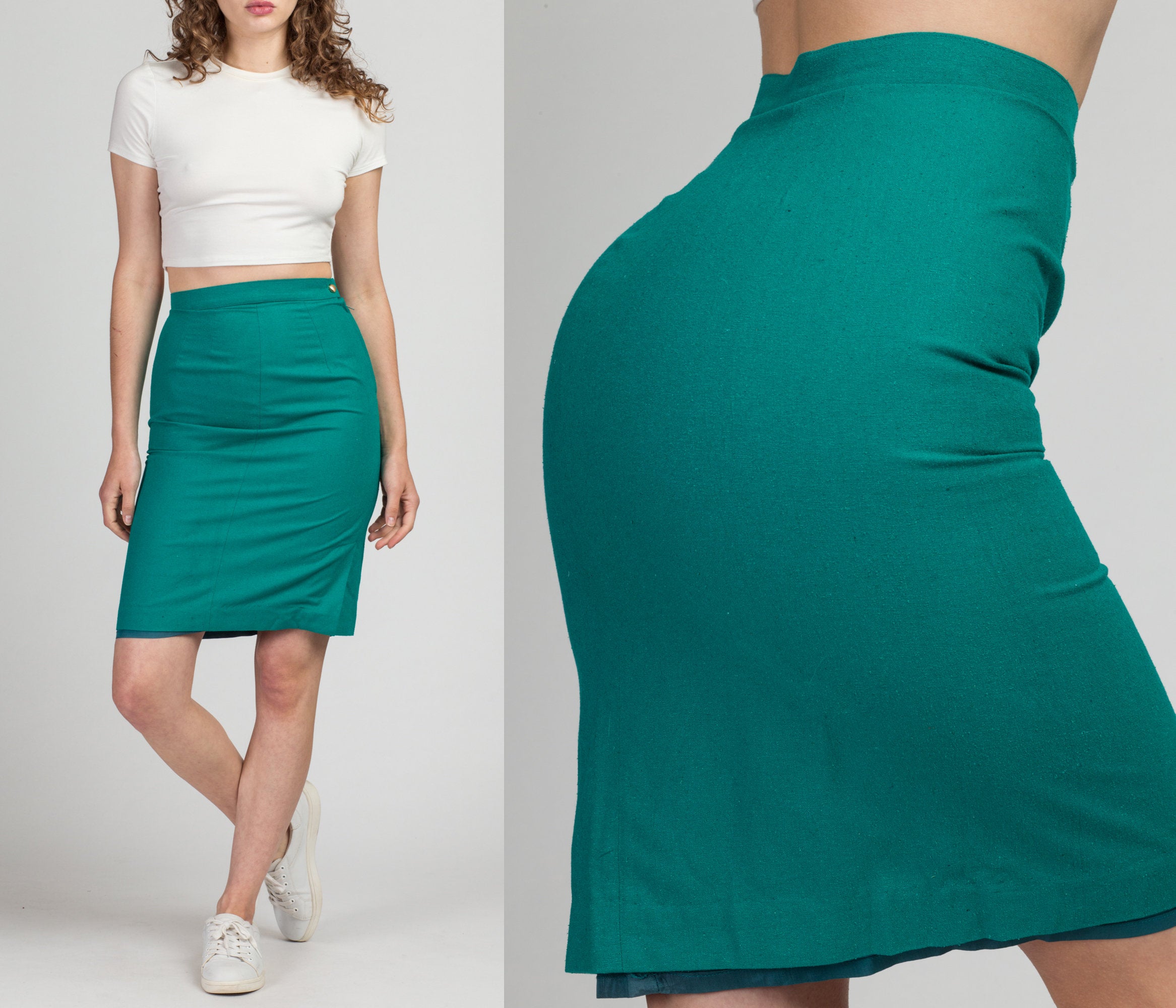 Turquoise pencil mini skirt hotsell