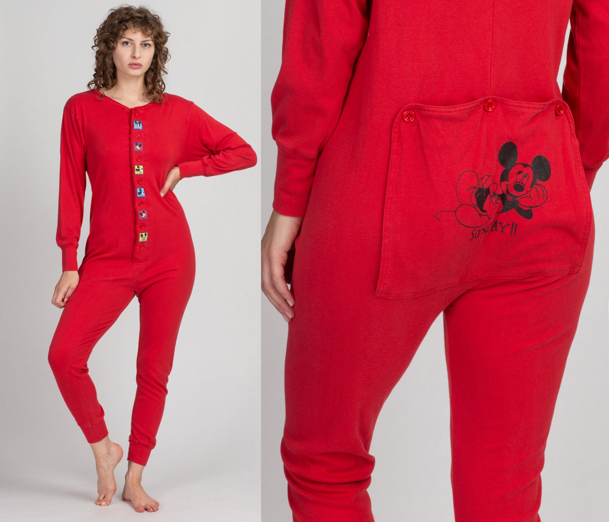 90s Mickey Mouse Days of The Week Pajama Onesie