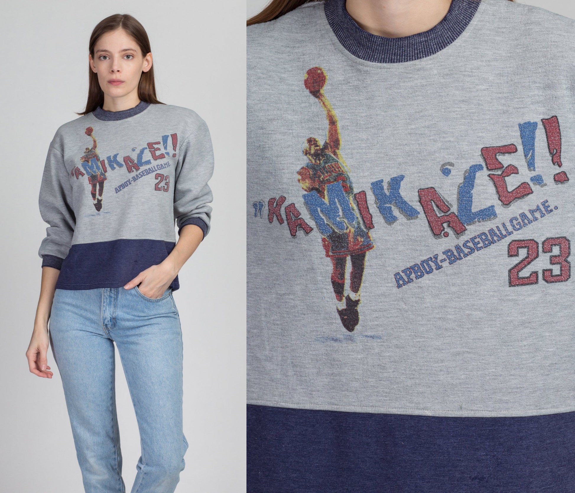 90s Kamikaze Basketball Sweatshirt - Medium 