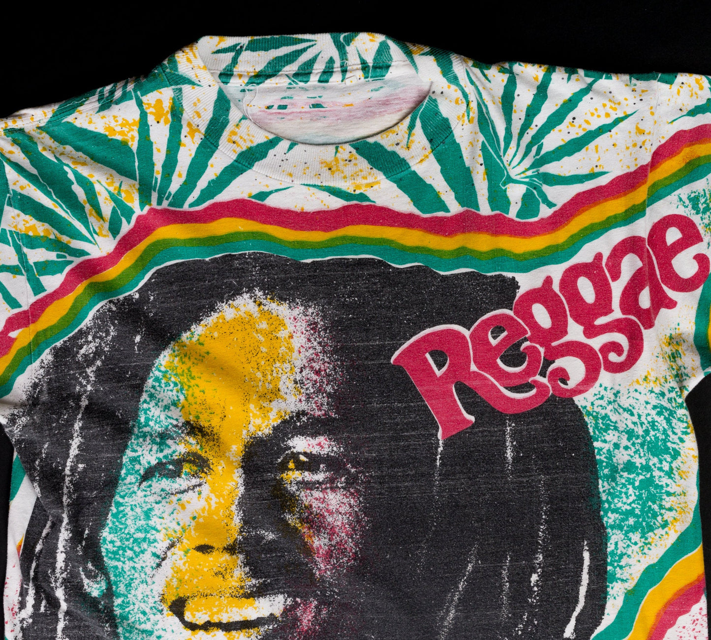Vintage 90s Bob Marley T Shirt - Medium 