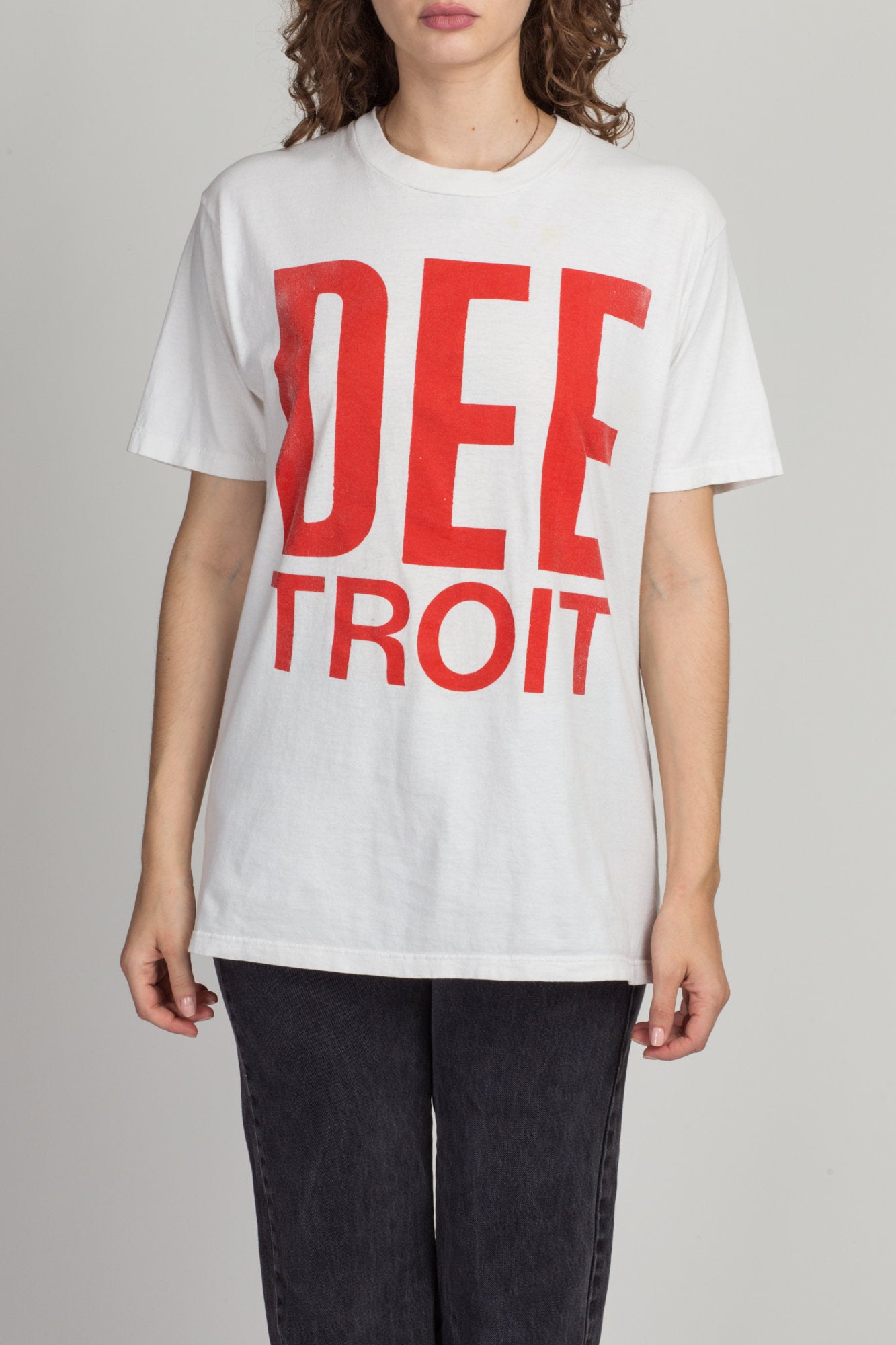 90s "DEE-TROIT" T Shirt - Large 