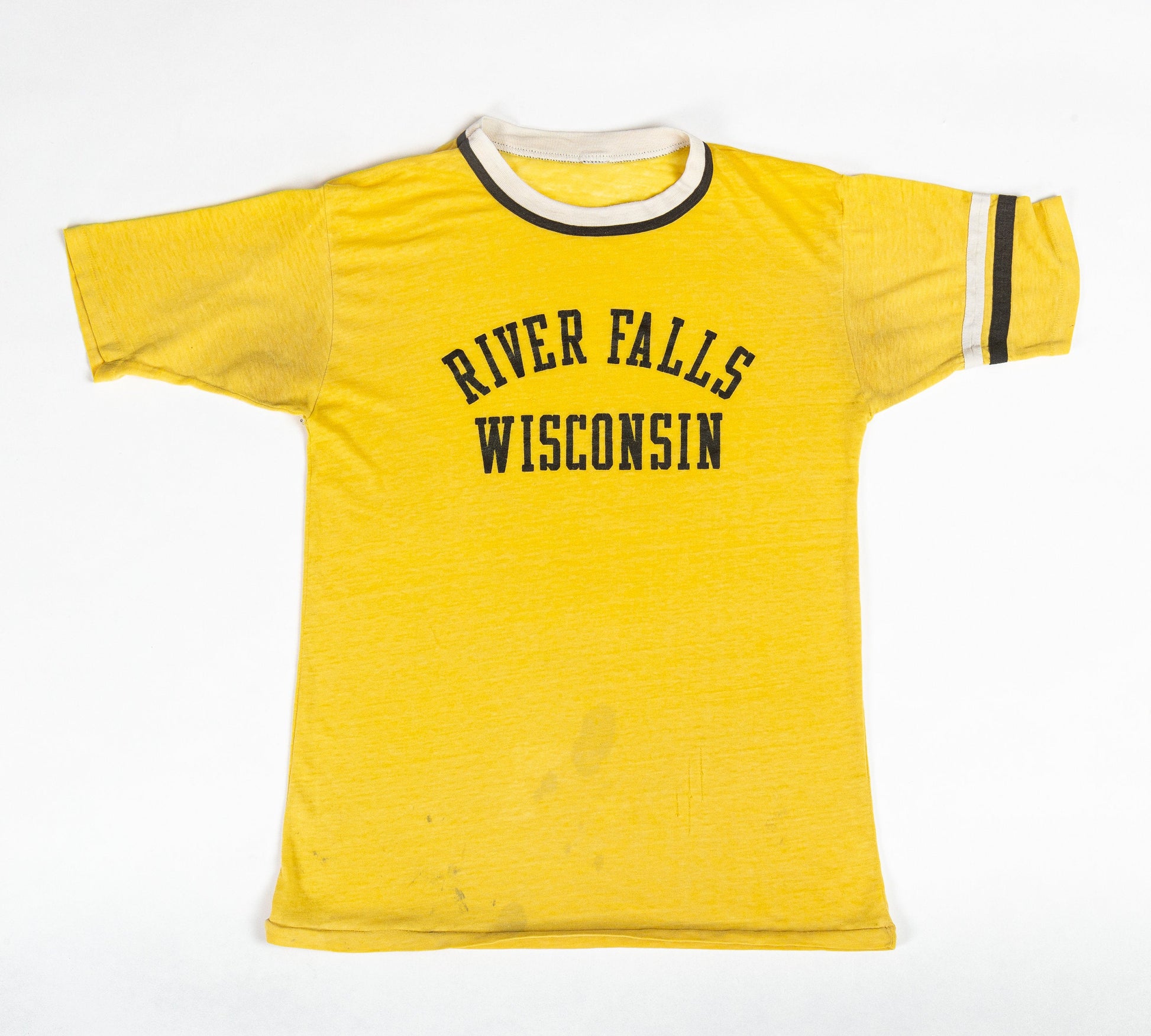 70s Threadbare River Falls Wisconsin Ringer Tee - Medium 