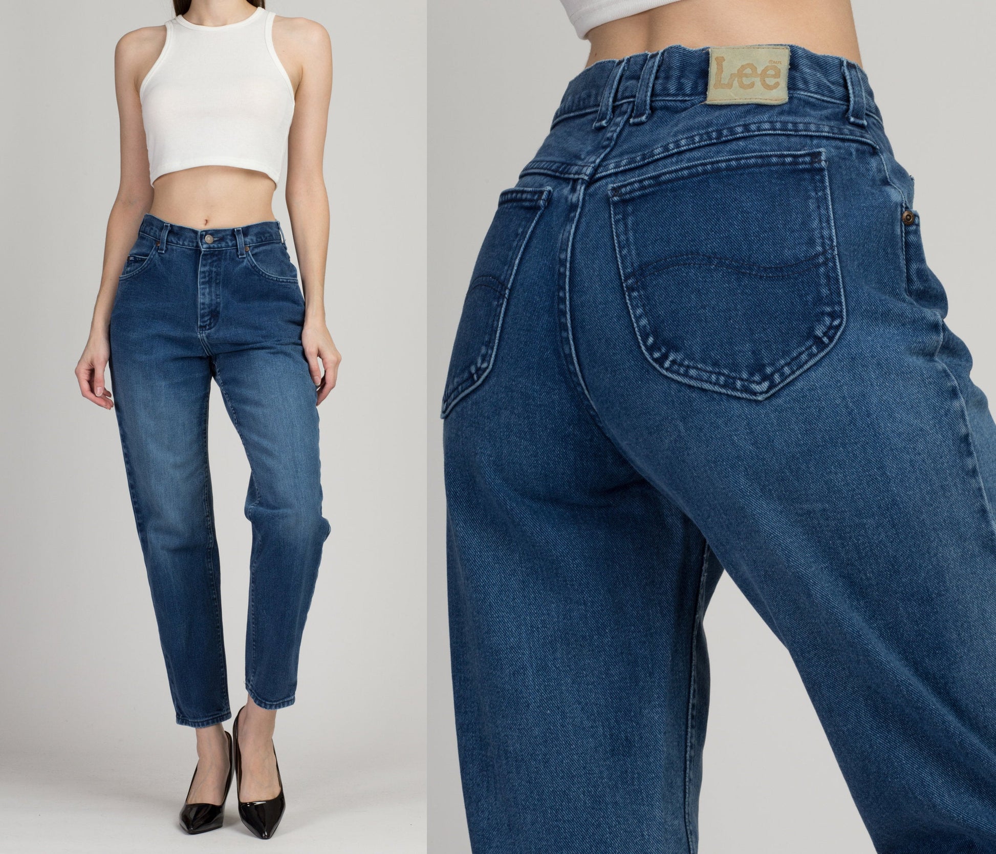 Vintage High Waisted Lee Jeans - Small, 26" 