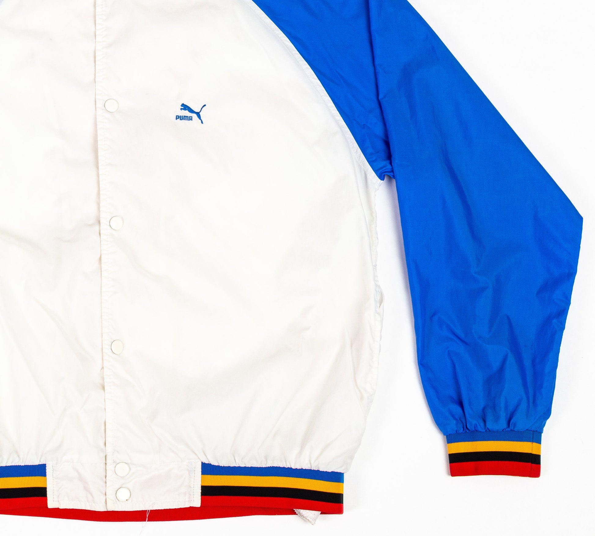 90s Puma Color Block Windbreaker - Men's Large 