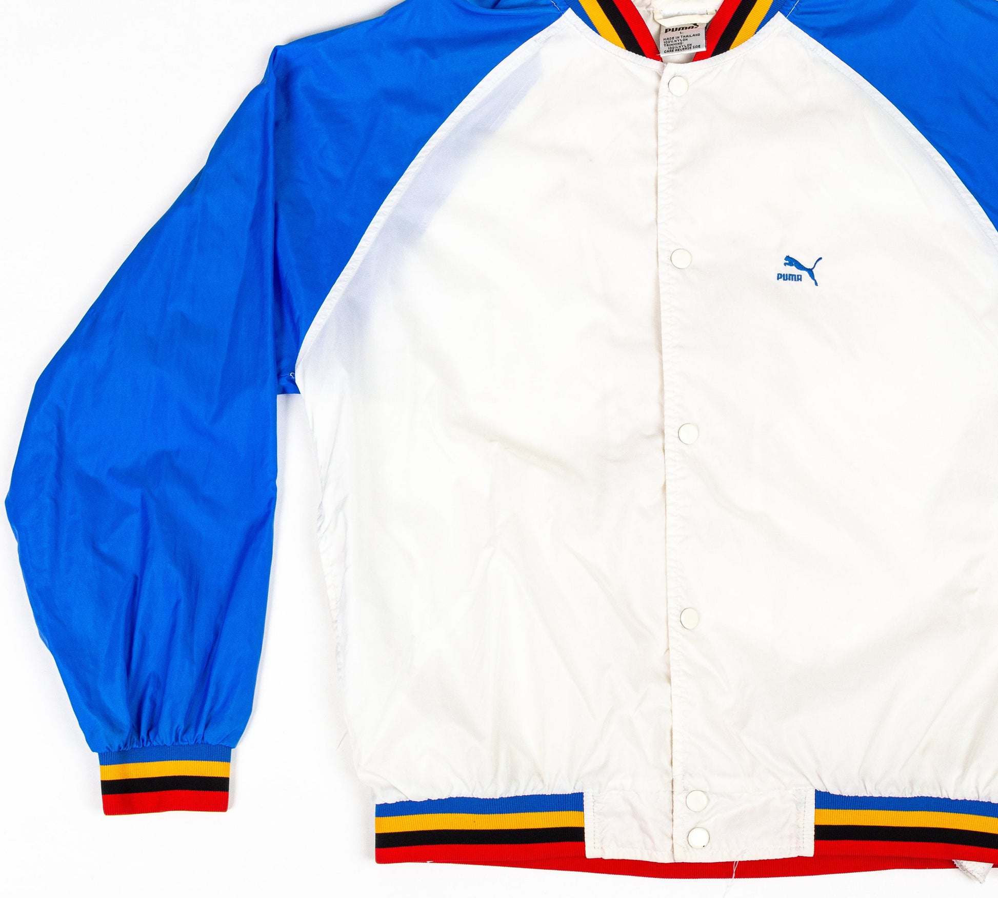 90s Puma Color Block Windbreaker - Men's Large 