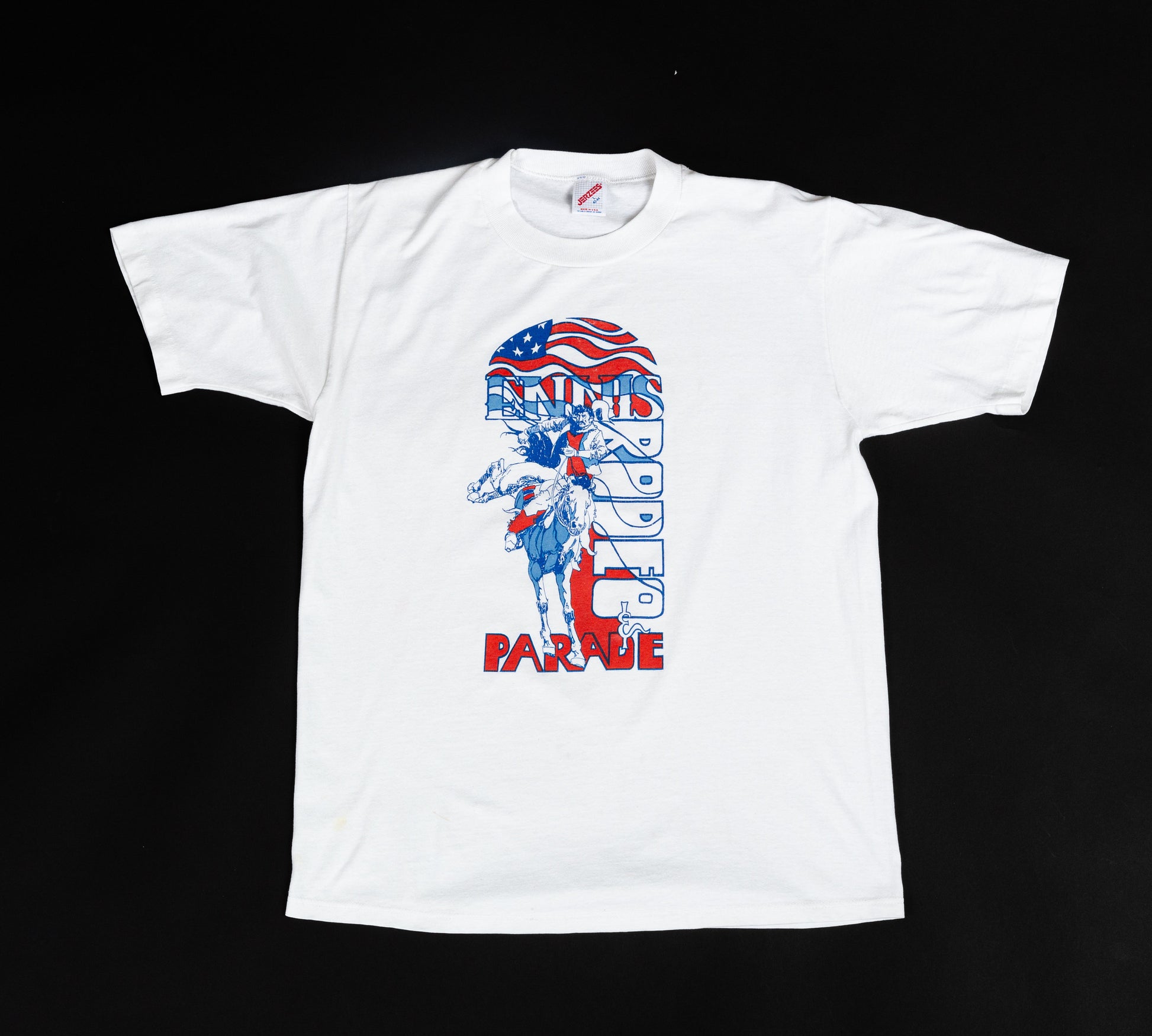 80s 90s Ennis Rodeo & Parade T Shirt - Medium to Large 