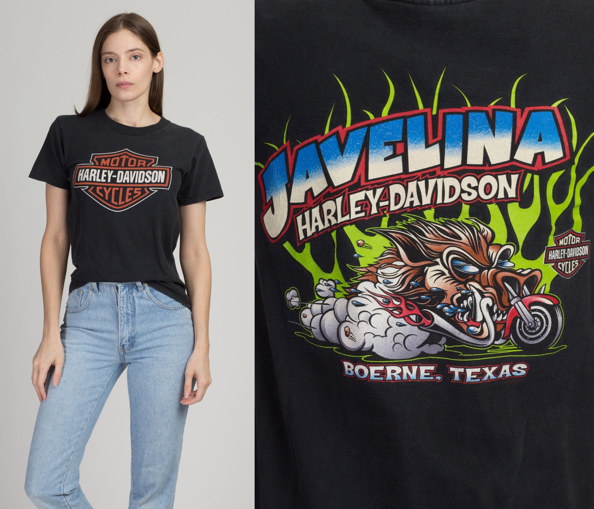 Vintage Harley Davidson Javelina T Shirt - Small 