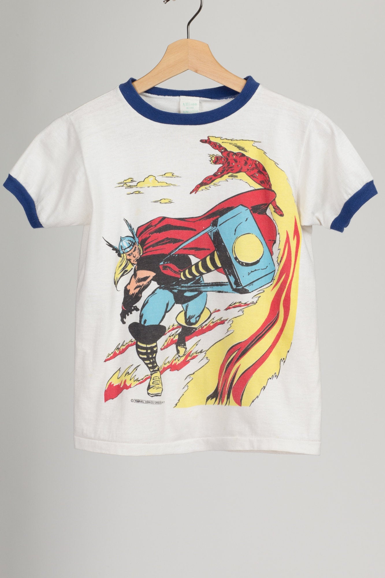 70s Thor Marvel Comics T Shirt - Extra Small 