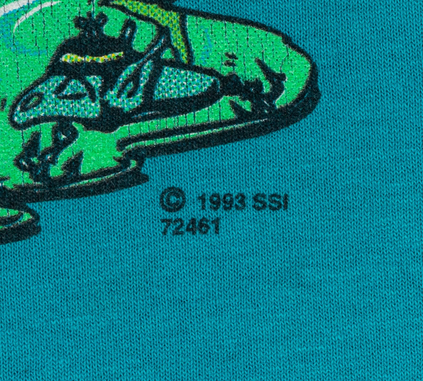 80s FISH TREK IX Star Trek Humor Tee - Extra Large 