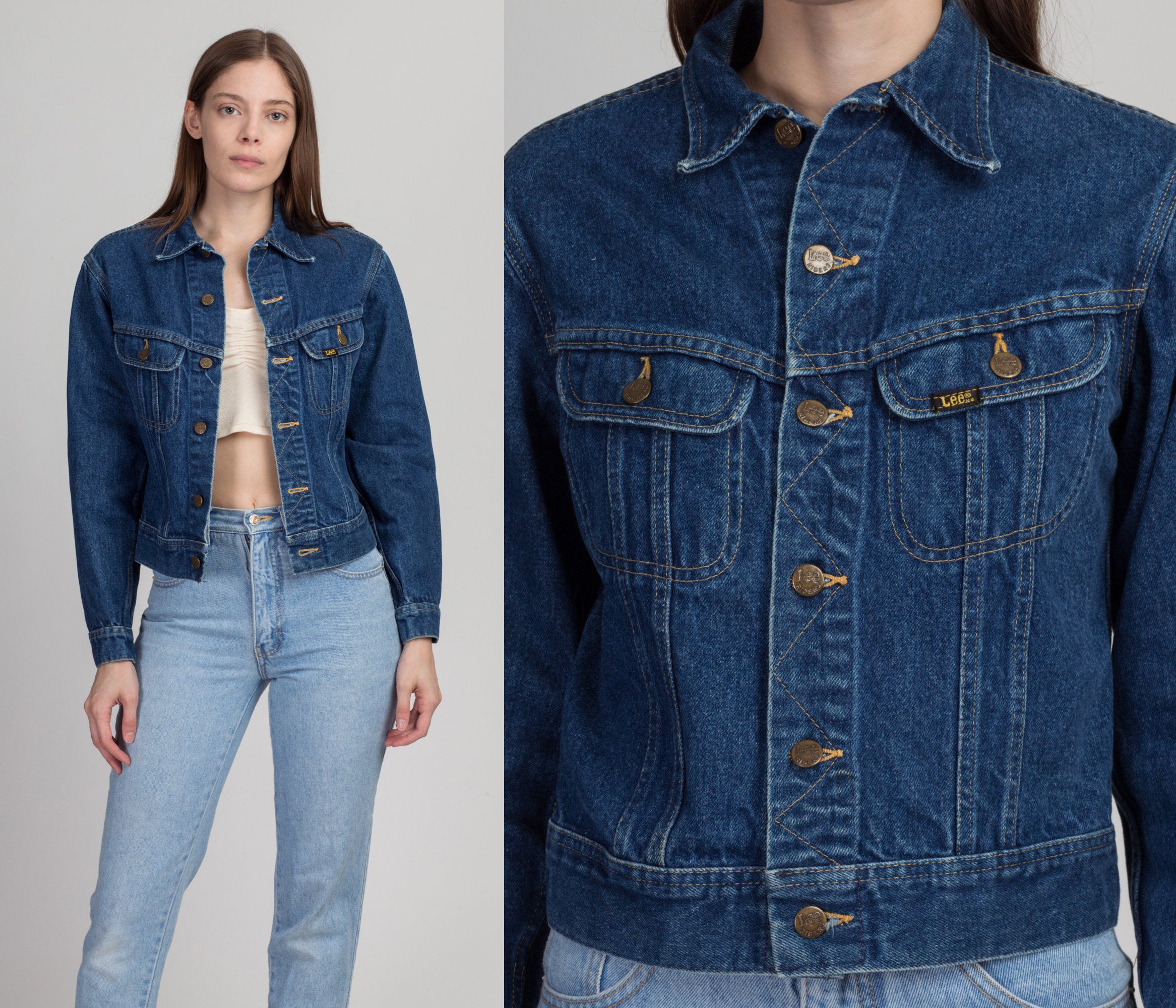 1970s Lee Denim Jacket Ptd 153438, Vintage Jean Jacket - Etsy | Lee denim  jacket, Denim shirt with jeans, Vintage jean jacket