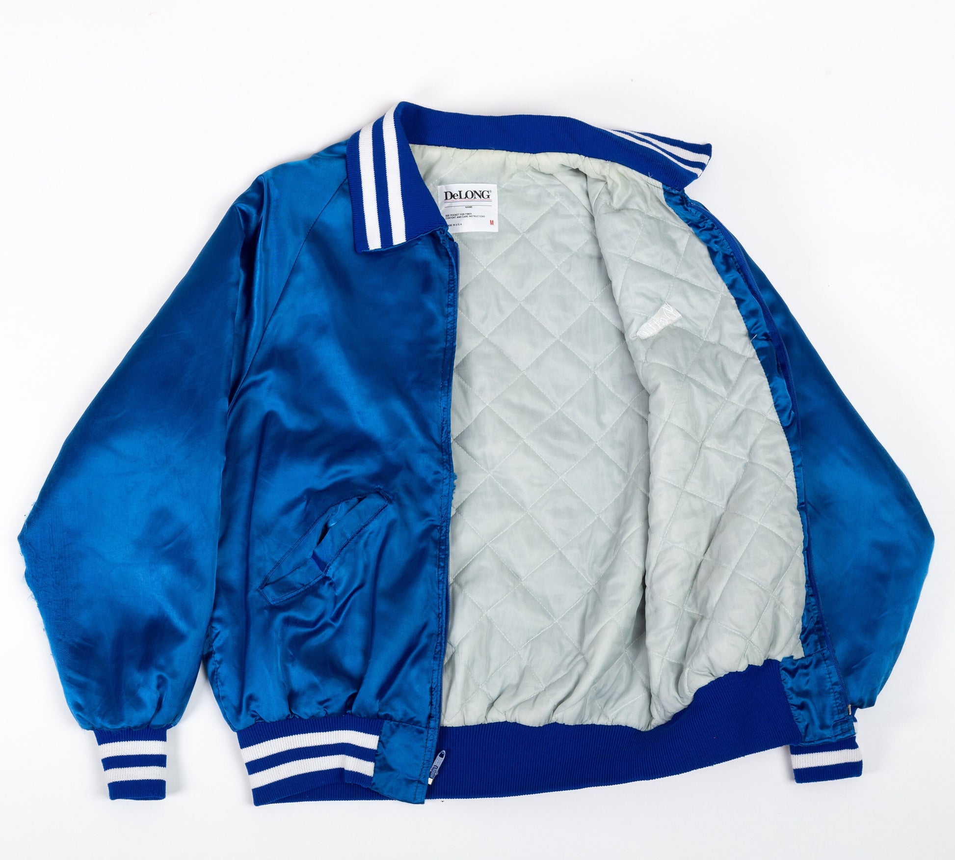 80s Swing Dancing Satin Bomber Jacket