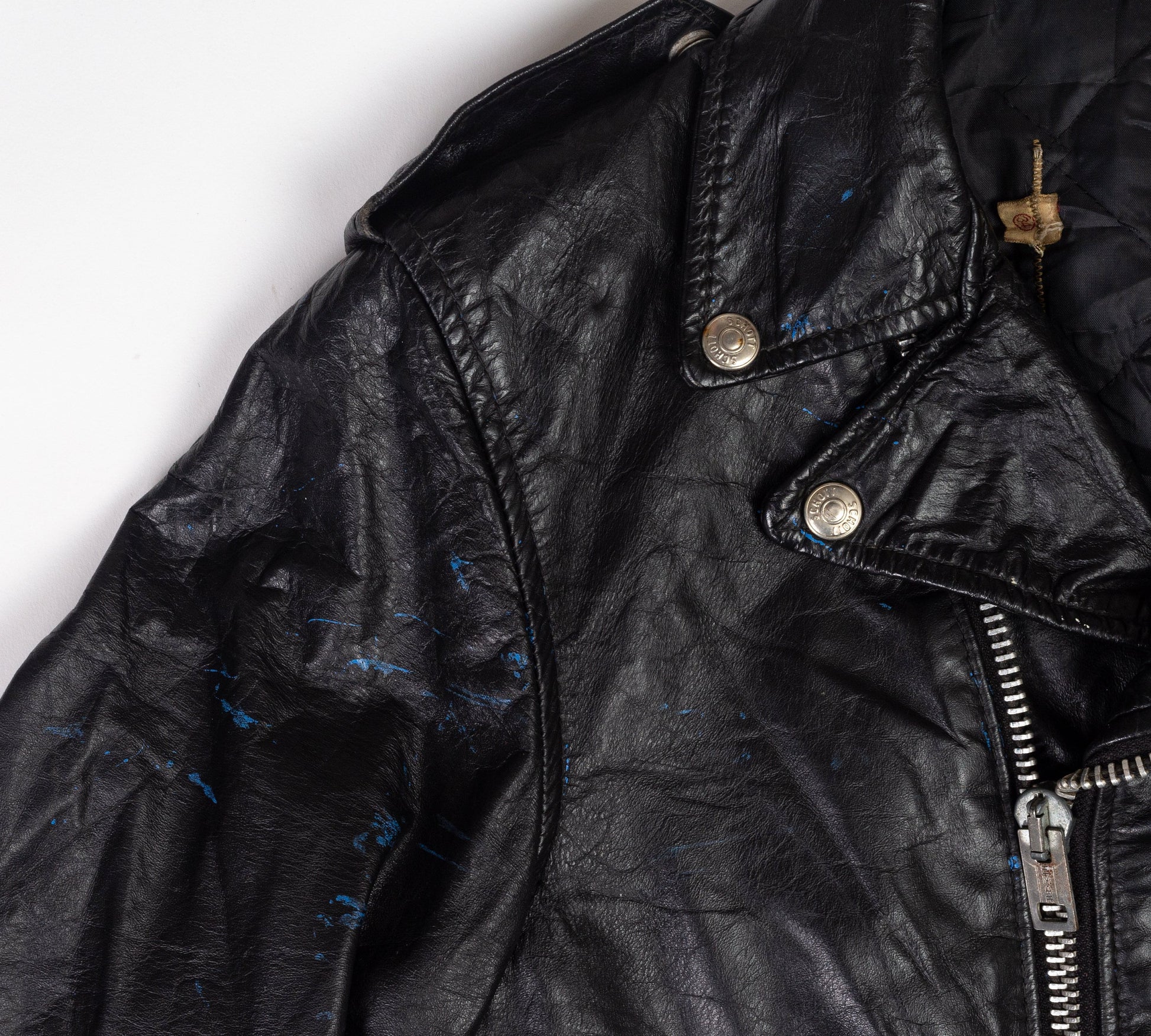 70s Schott Perfecto Leather Moto Jacket - Men's XS, Size 34 
