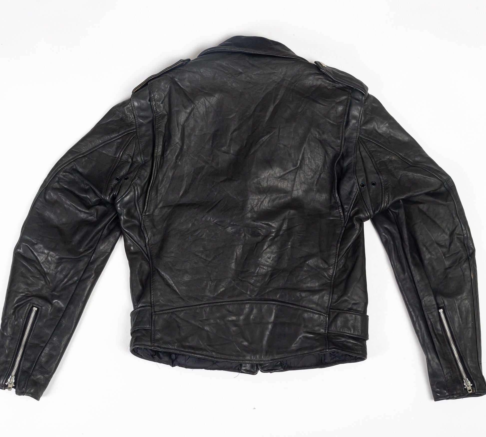 70s 80s Schott Perfecto Leather Moto Jacket - Men's Small, Size 38 