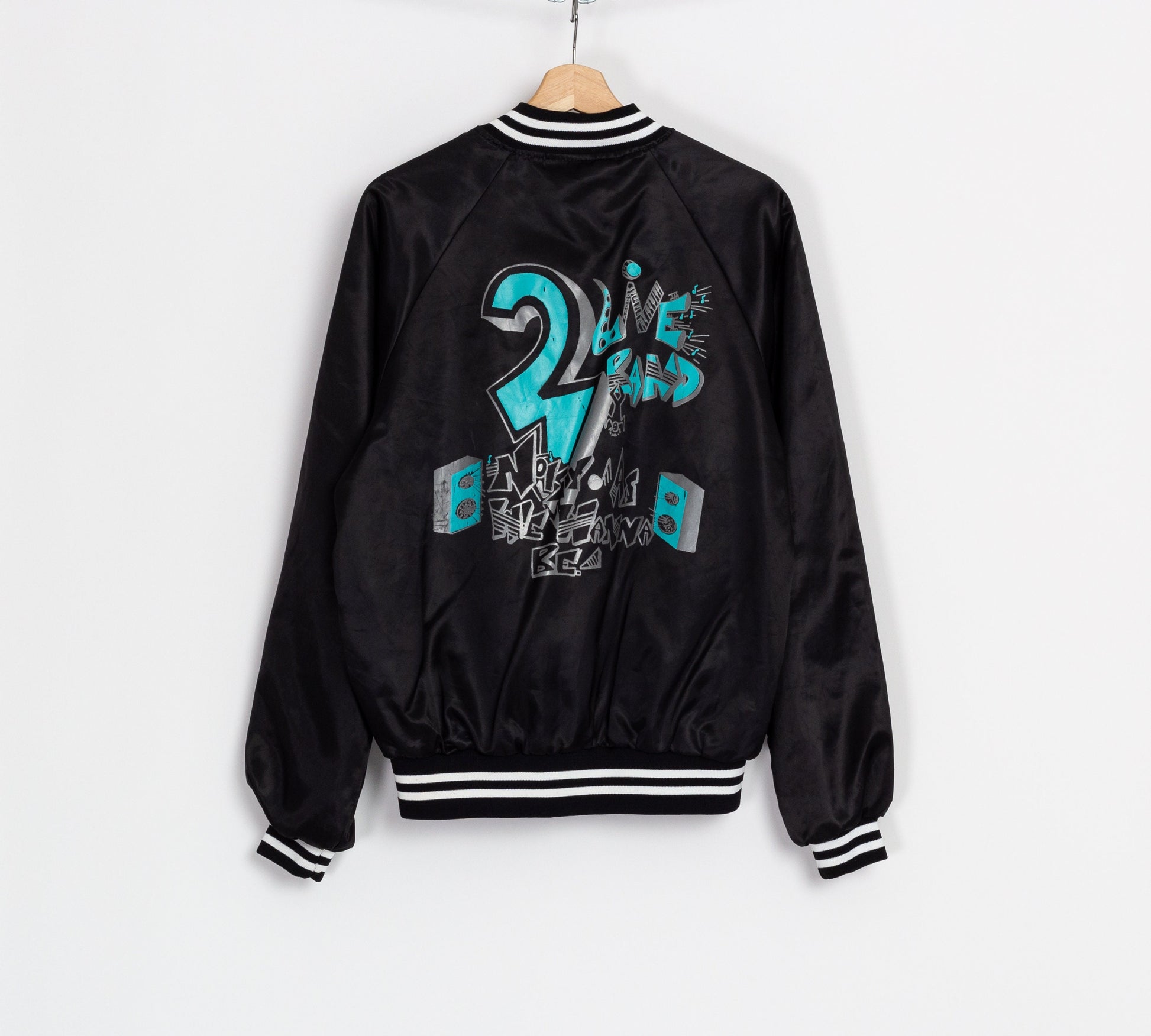 Vintage 2 Live Band "Noisy As We Wanna Be" Snap Button Jacket - Men's Small to Medium 