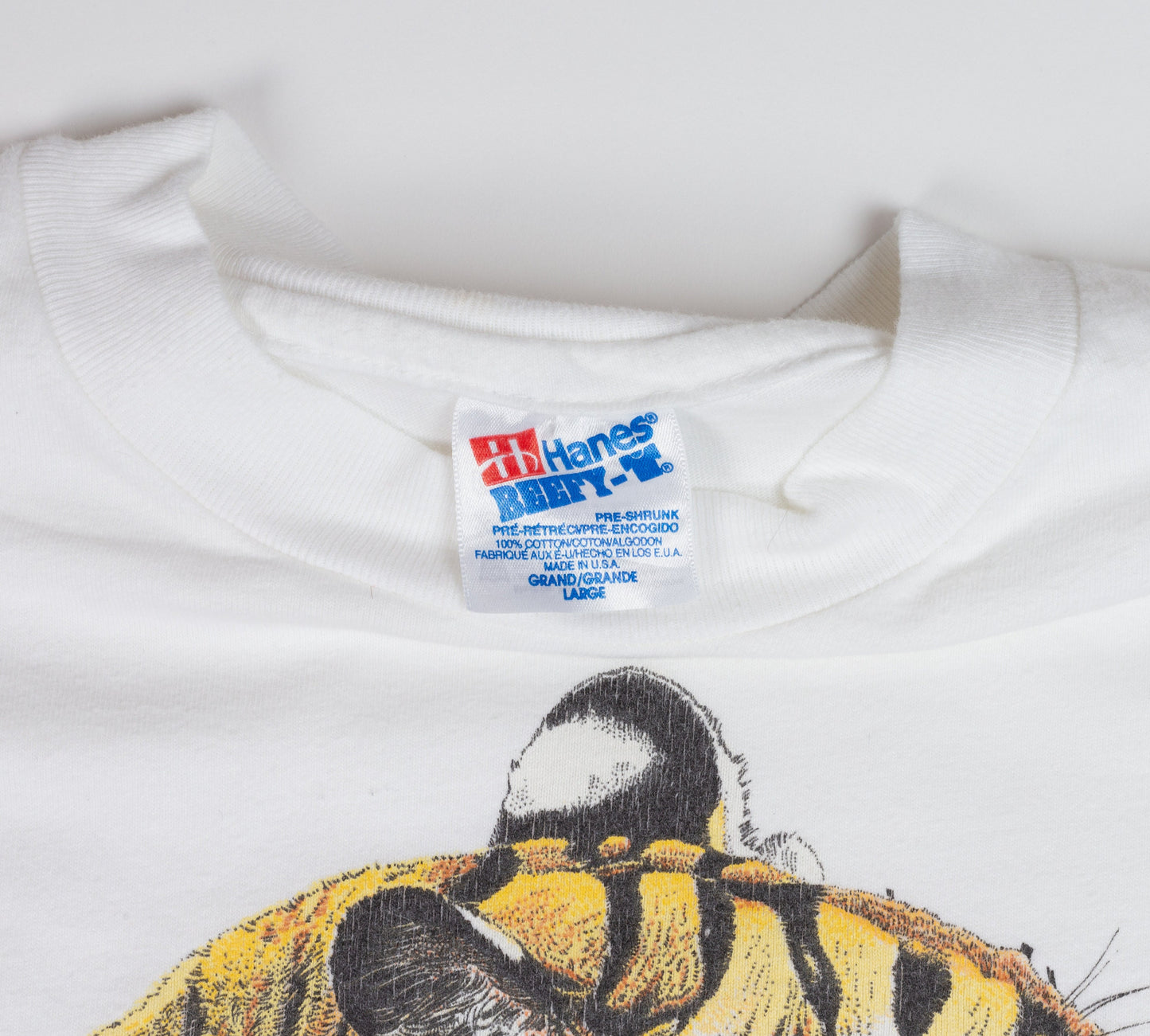 Vintage Bengal Tiger WWF Graphic T Shirt - Men's Large, Women's XL 