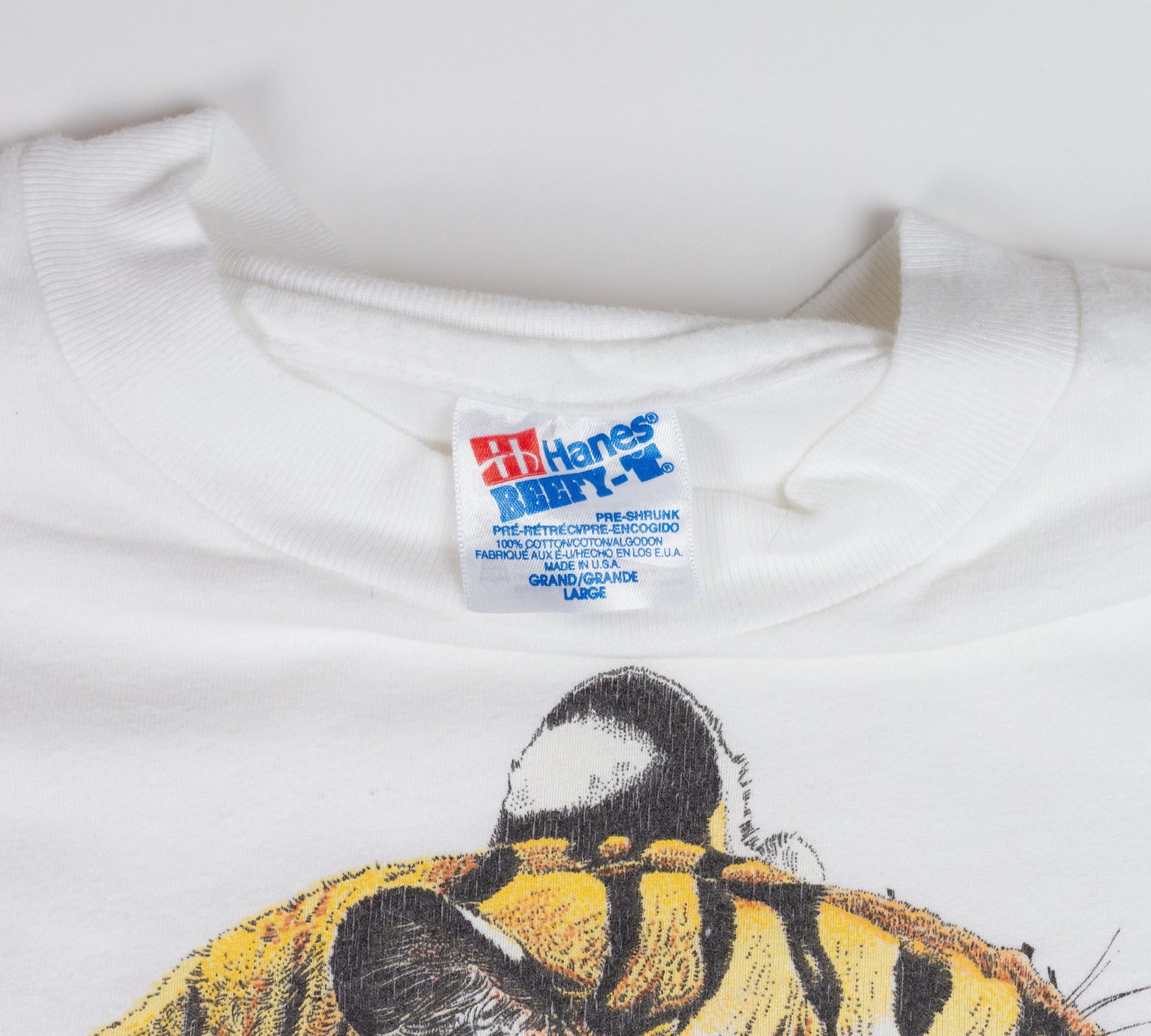 Vintage Bengal Tiger WWF Graphic T Shirt - Men's Large, Women's XL 