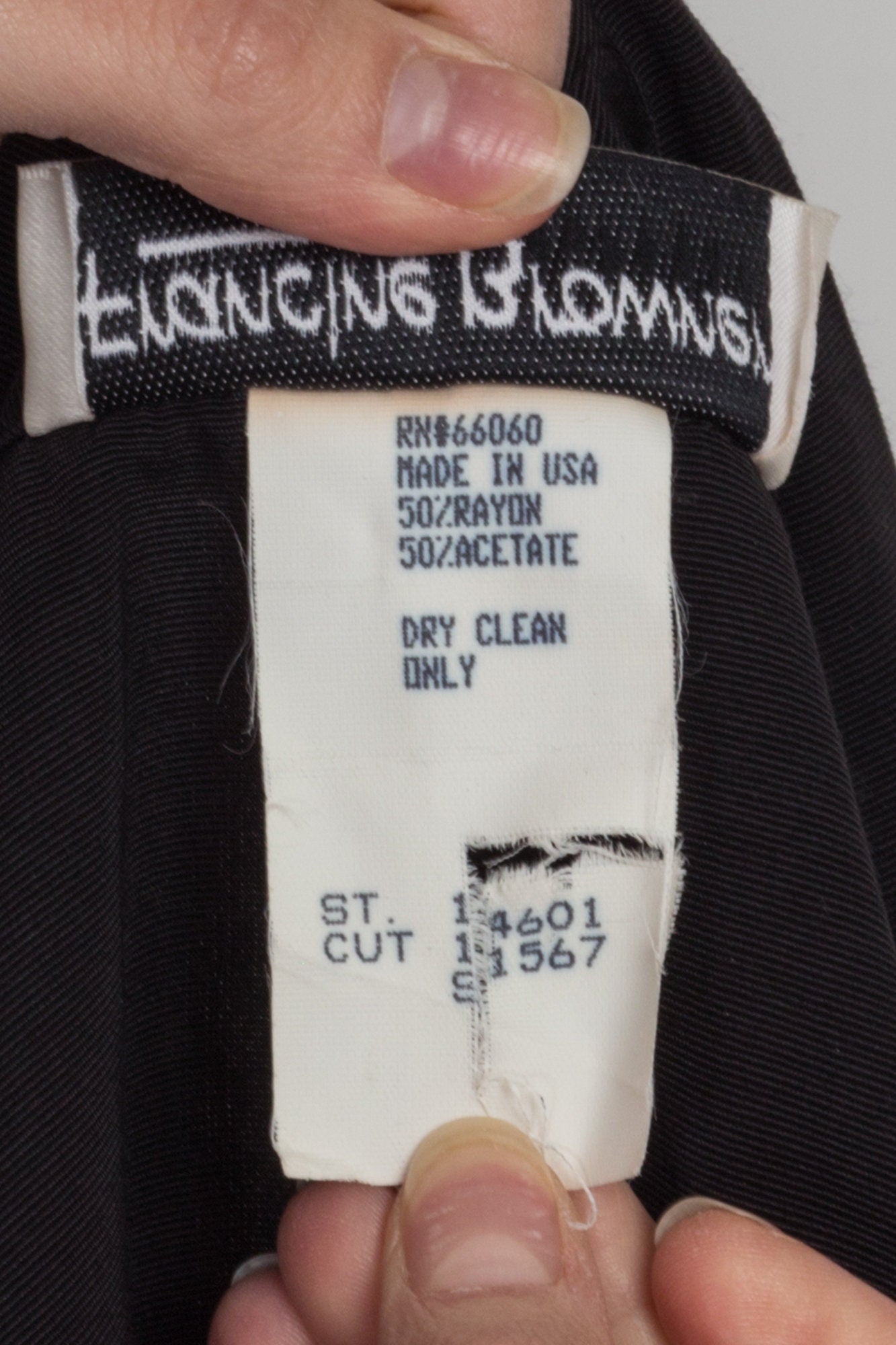 80s 90s Black Decorative Button Cropped Blazer - Small 