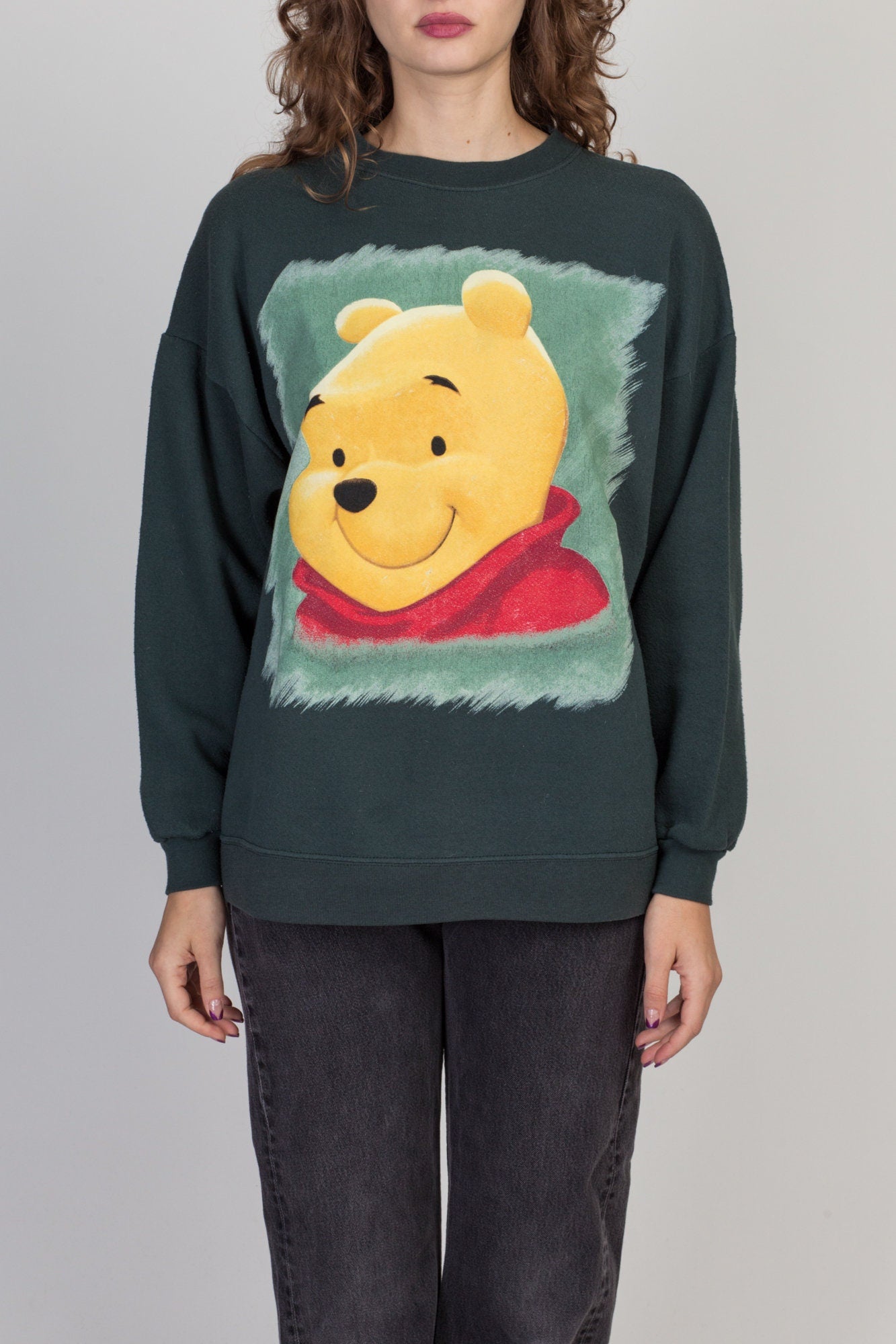 90s Winnie The Pooh Sweatshirt - Men's Large Short, Women's XL 
