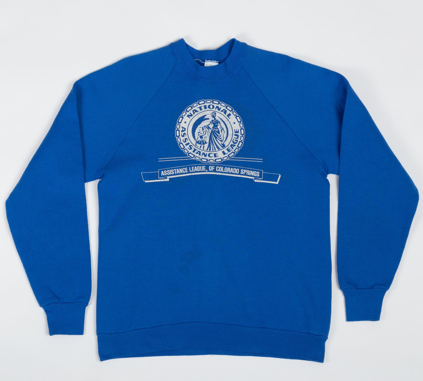 80s National Assistance League Sweatshirt - Men's Small, Women's Medium 