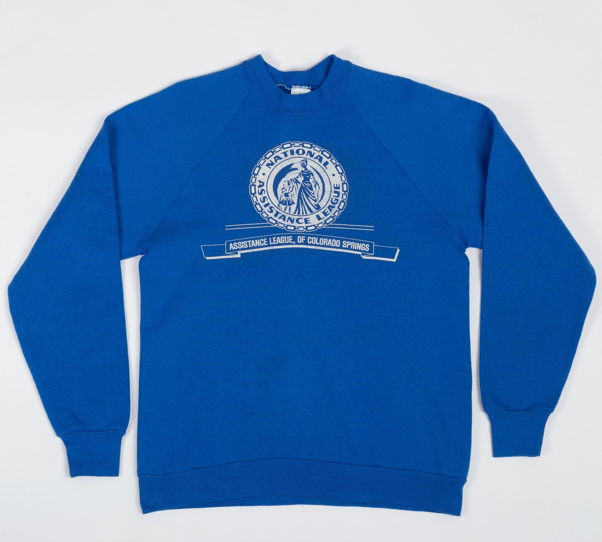 80s National Assistance League Sweatshirt - Men's Small, Women's Medium 