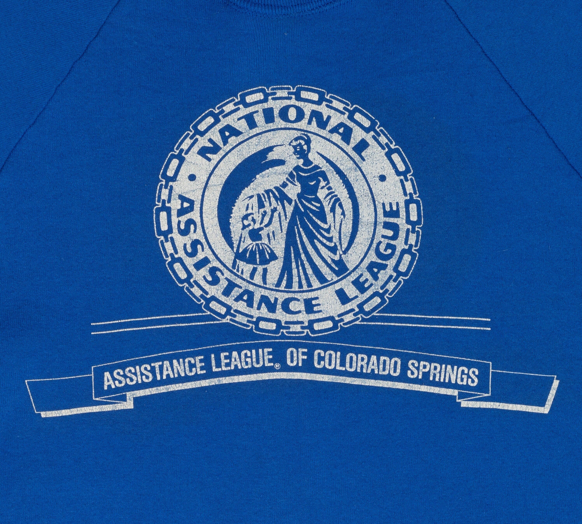 80s National Assistance League Sweatshirt - Men's Small, Women's Medium 