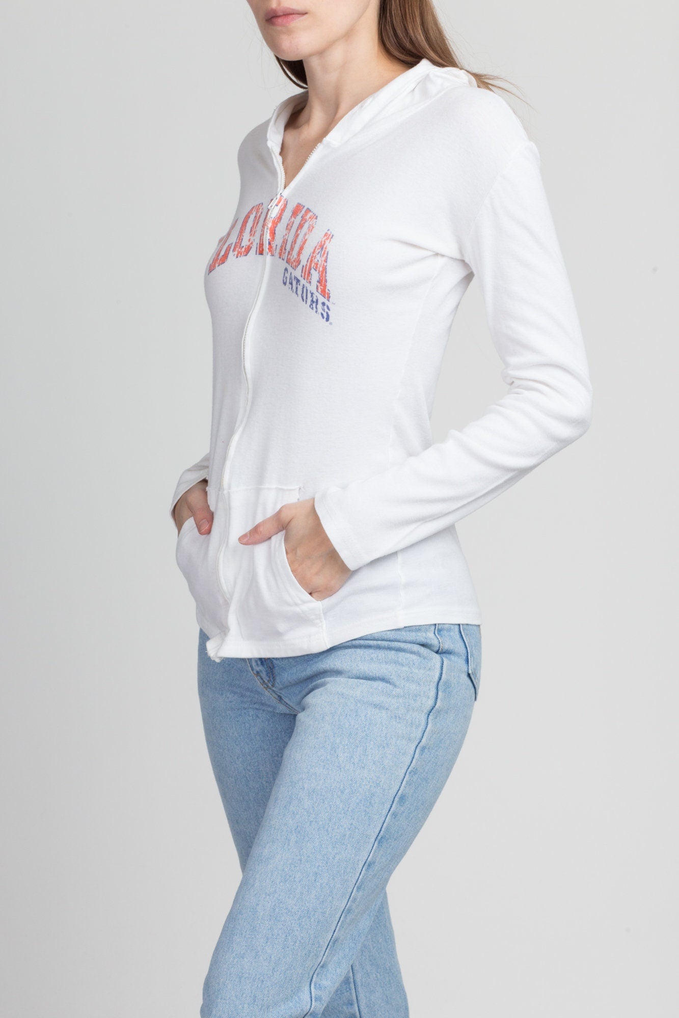 90s Florida Gators Zip Up Hoodie - Extra Small 