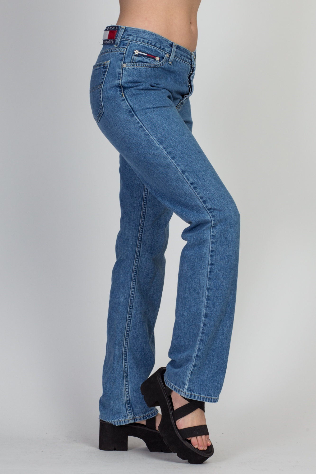 90s Tommy Hilfiger Mid-Rise Jeans - Medium 