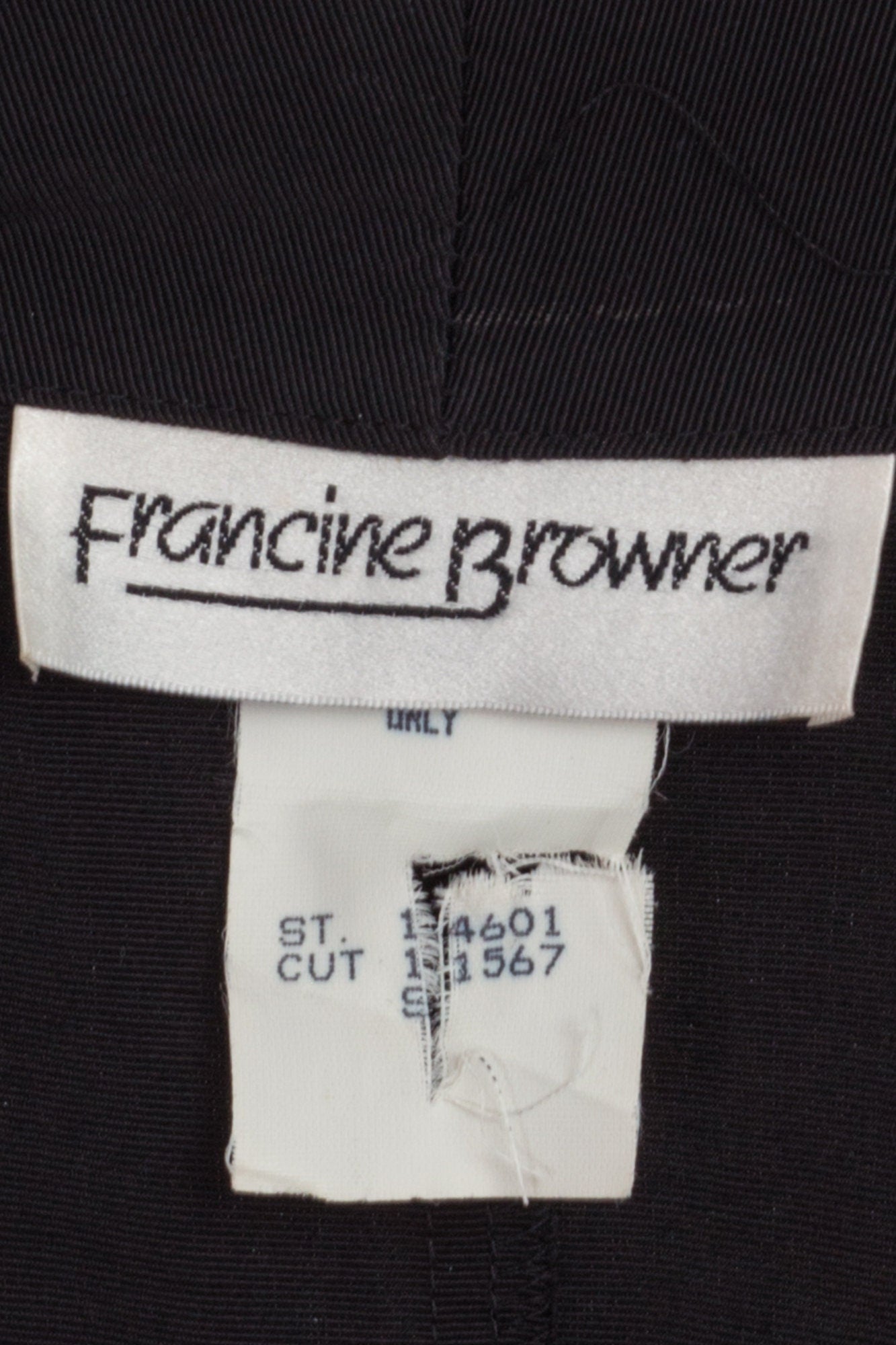 80s 90s Black Decorative Button Cropped Blazer - Small 