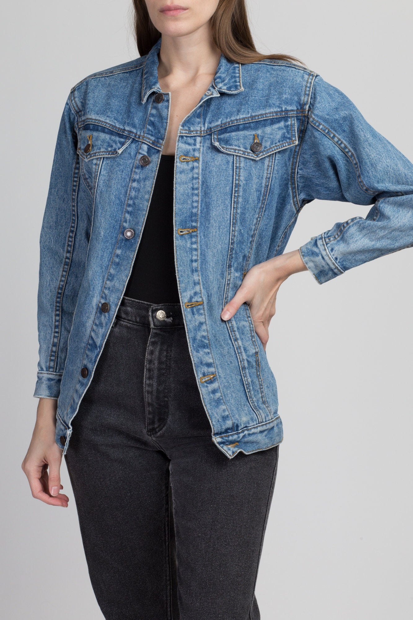 90s Jordache Jean Jacket - Small 
