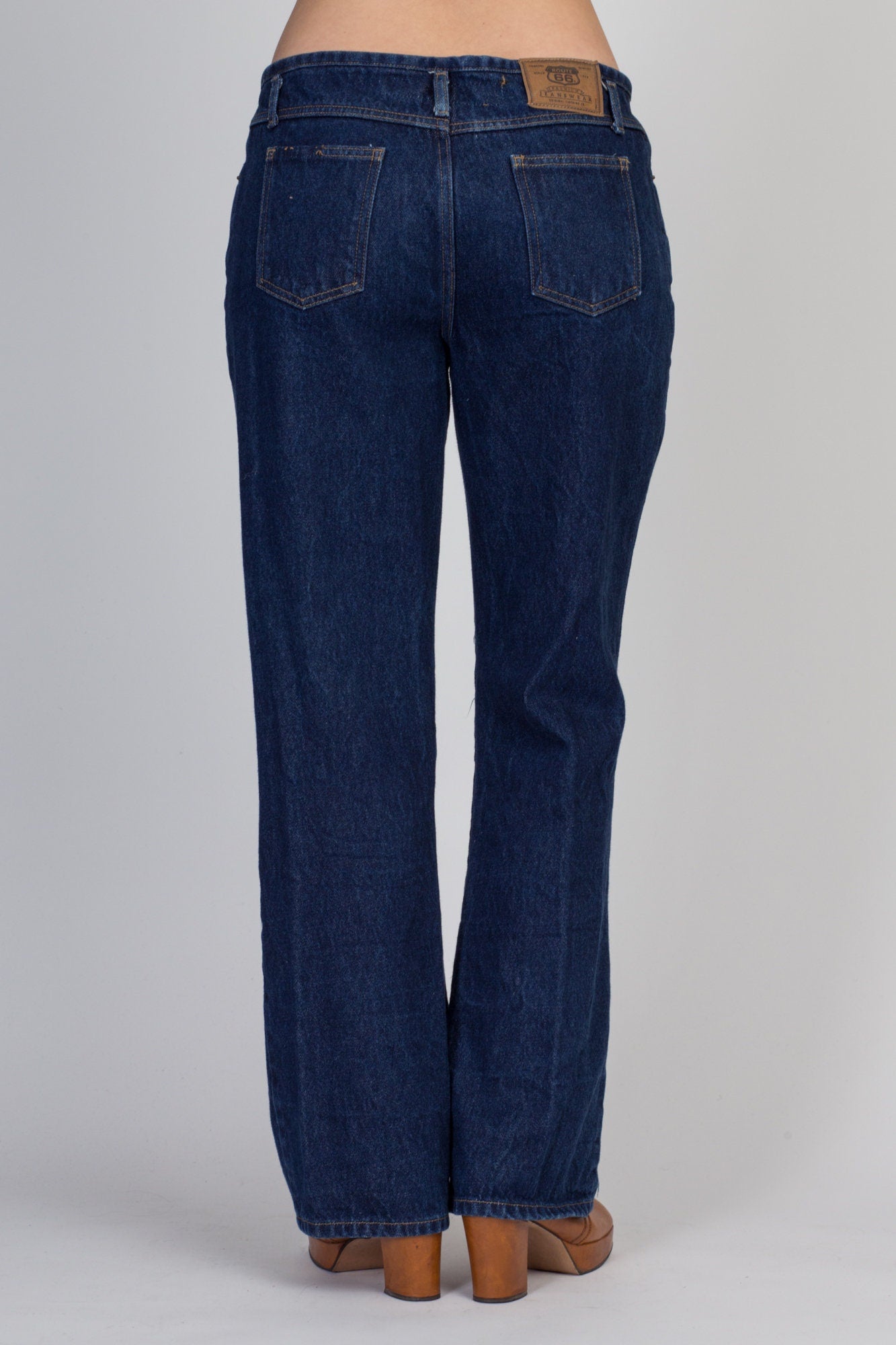 90s Y2K Dark Wash Denim Bootcut Jeans - Medium 