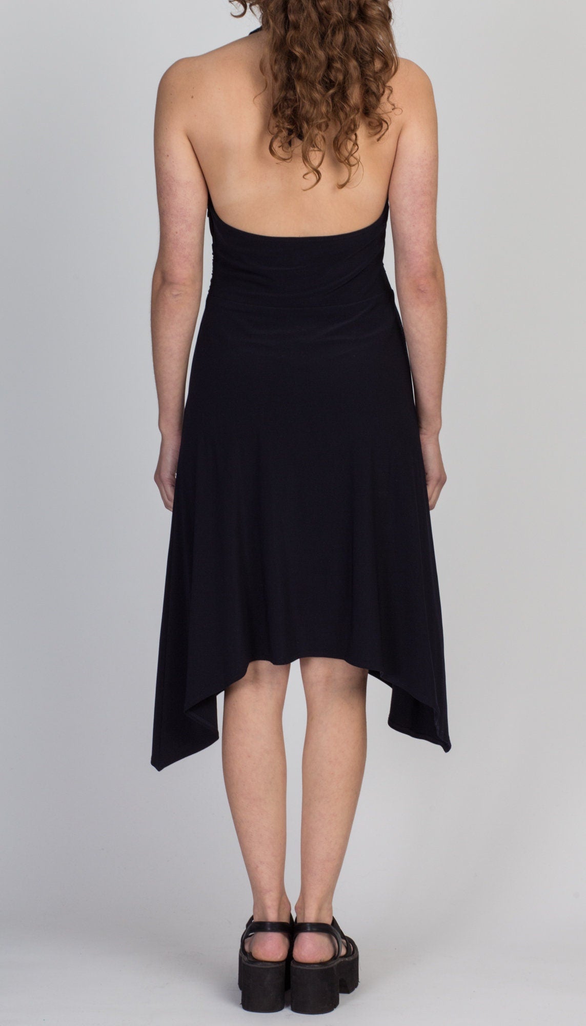 90s Jessica Howard Jeweled Halter Dress - Large 