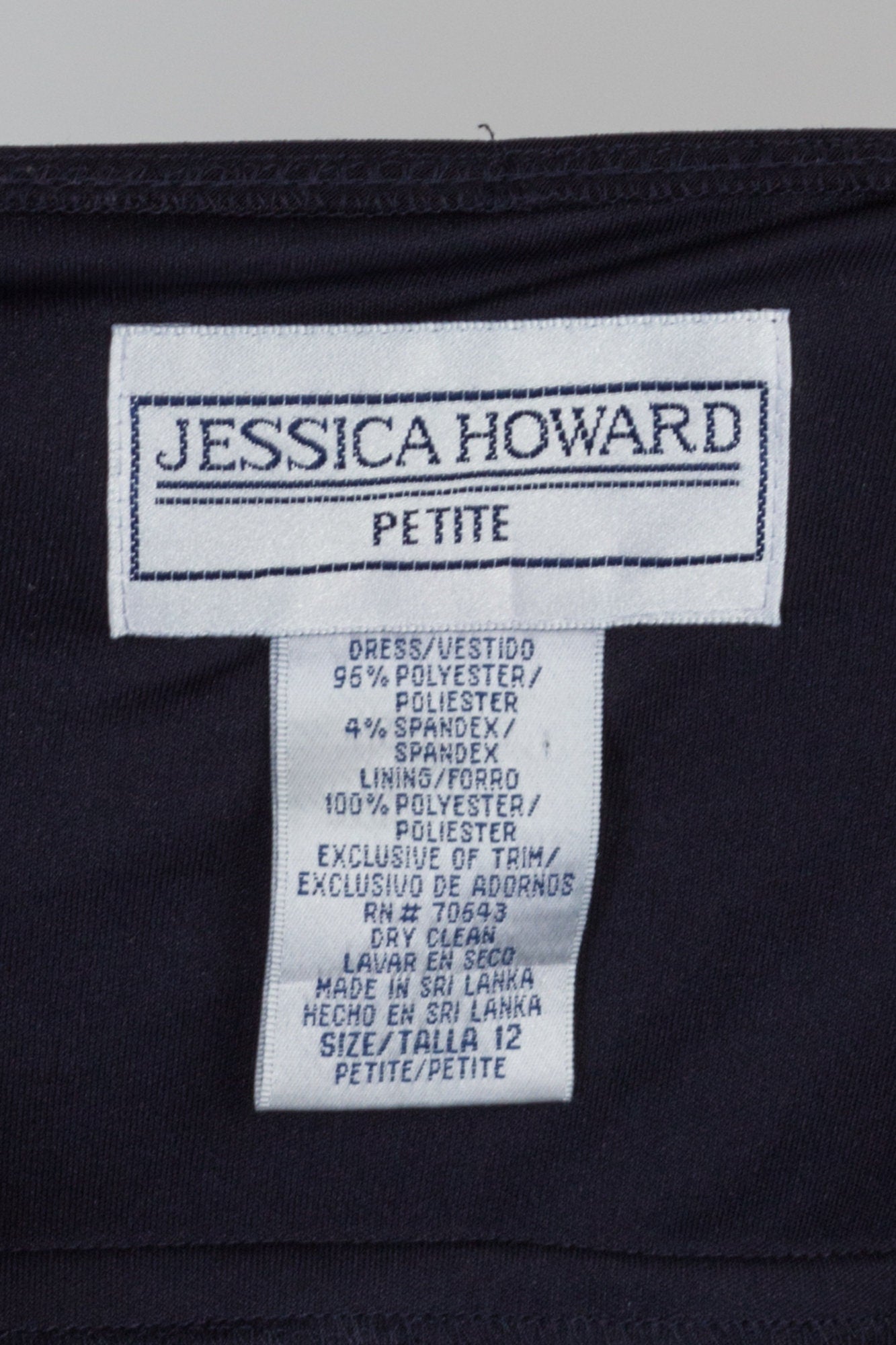 90s Jessica Howard Jeweled Halter Dress - Large 