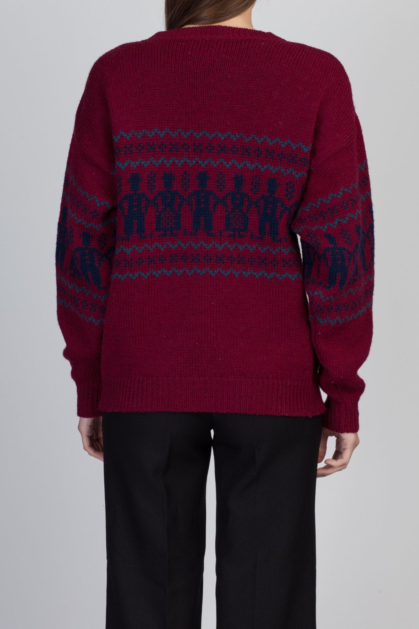 70s Pendleton Novelty Knit Sweater - Men's Medium, Women's Large 