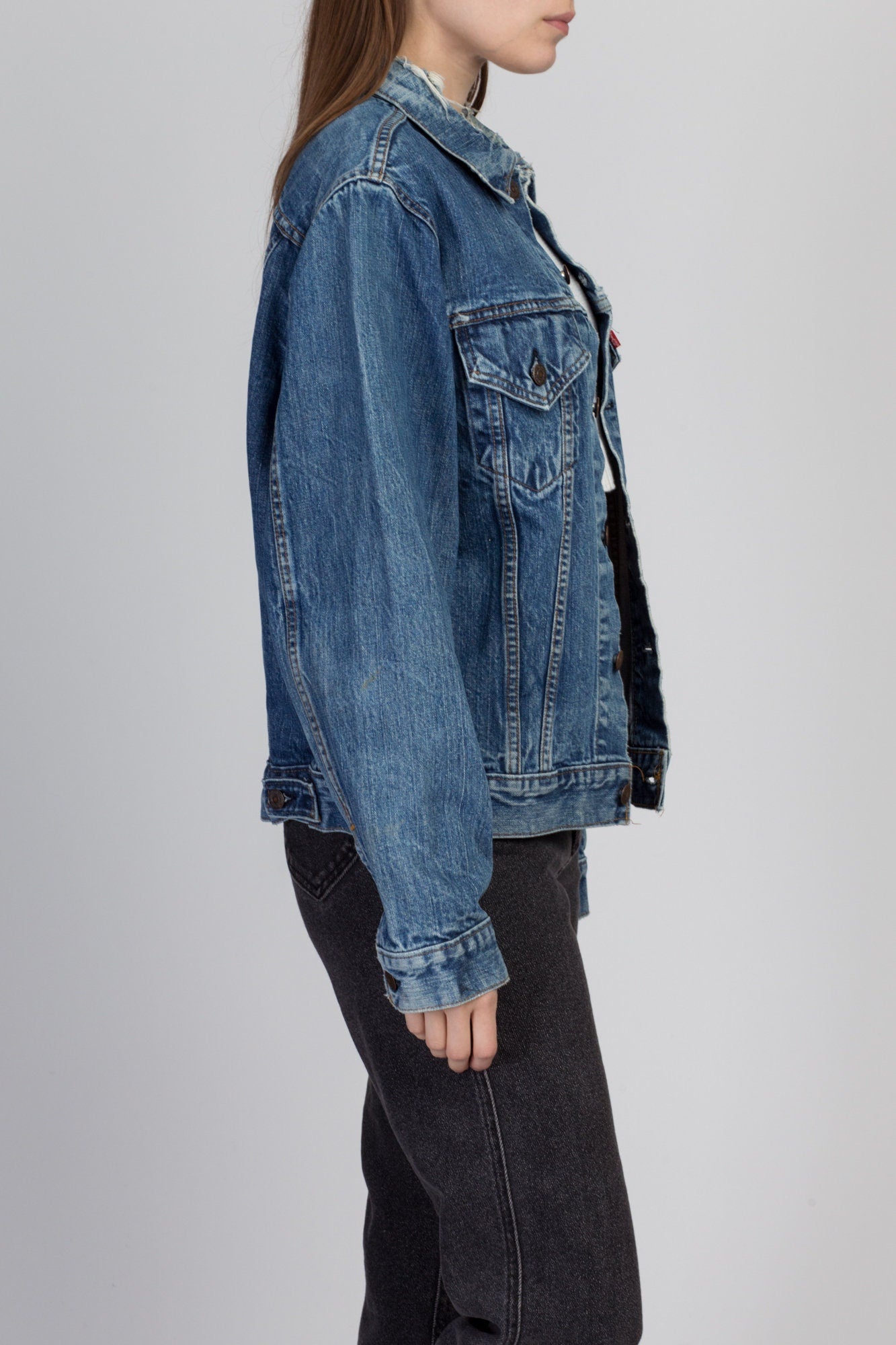 70s Levi's Two-Pocket Jean Jacket - Men's Small, Women's Medium 