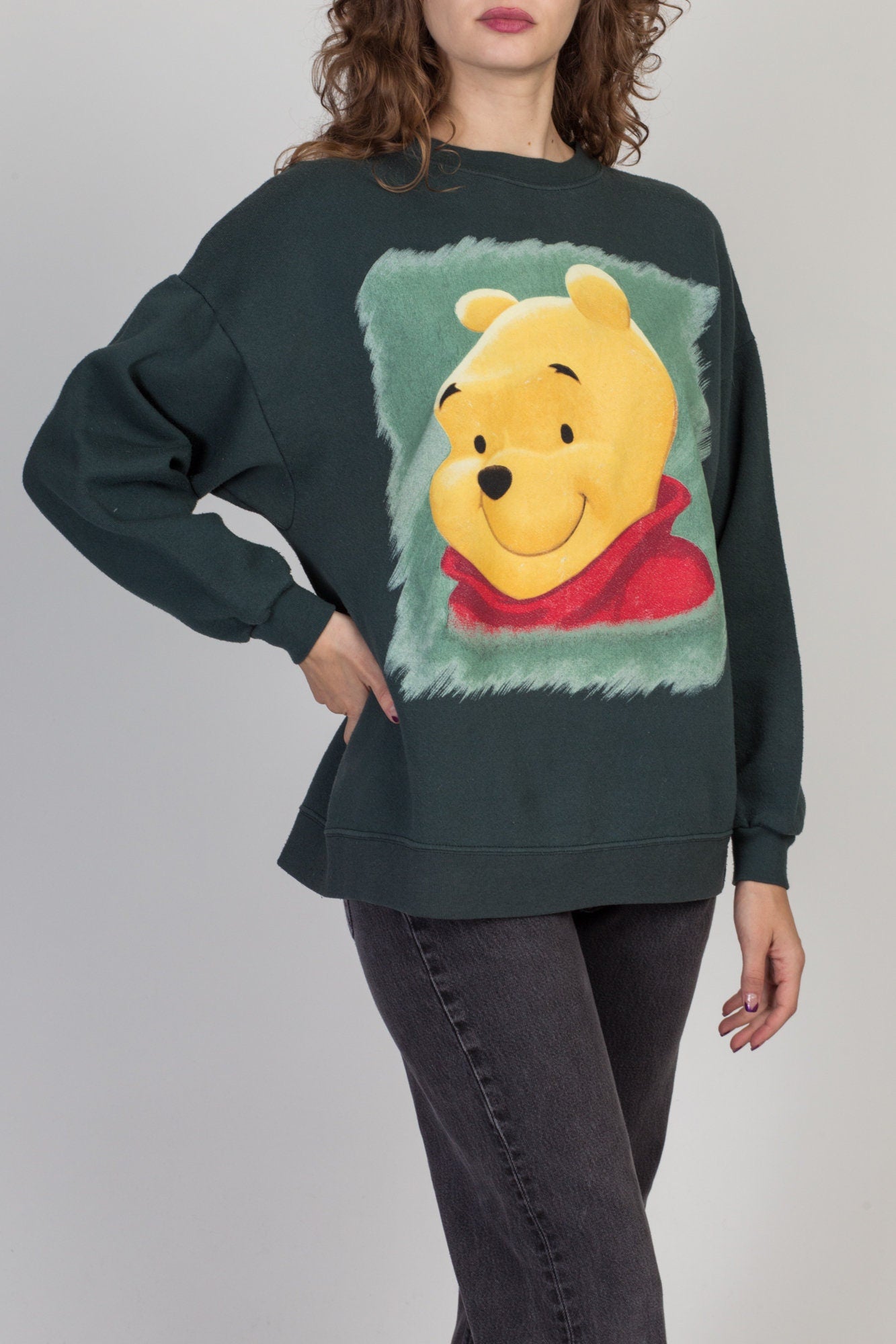 90s Winnie The Pooh Sweatshirt - Men's Large Short, Women's XL 
