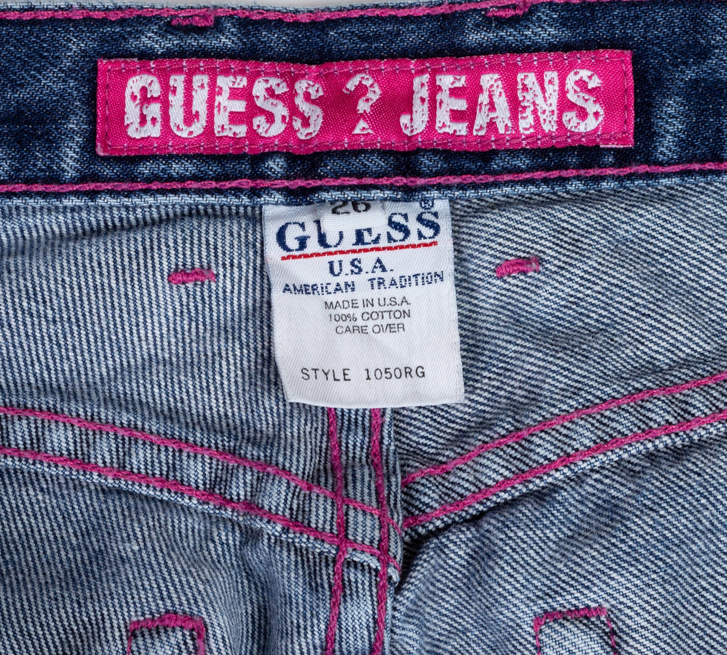90s High Waist Guess Jeans - Extra Small, 25.5" 