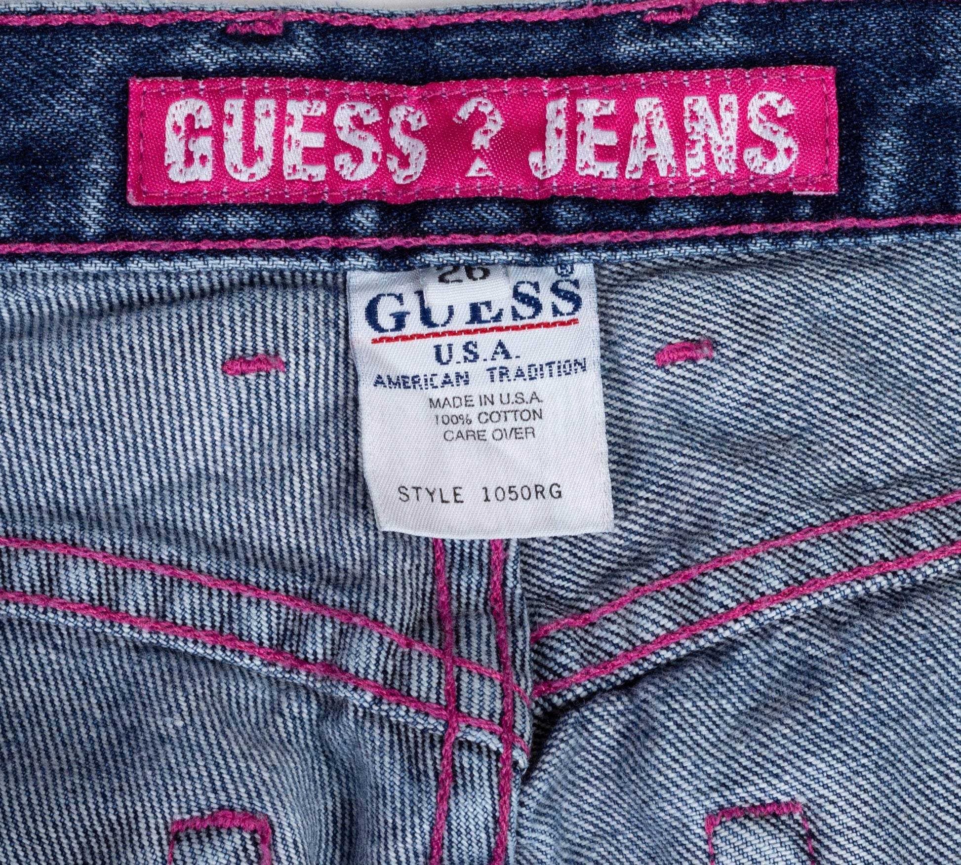 90s High Waist Guess Jeans - Extra Small, 25.5" 