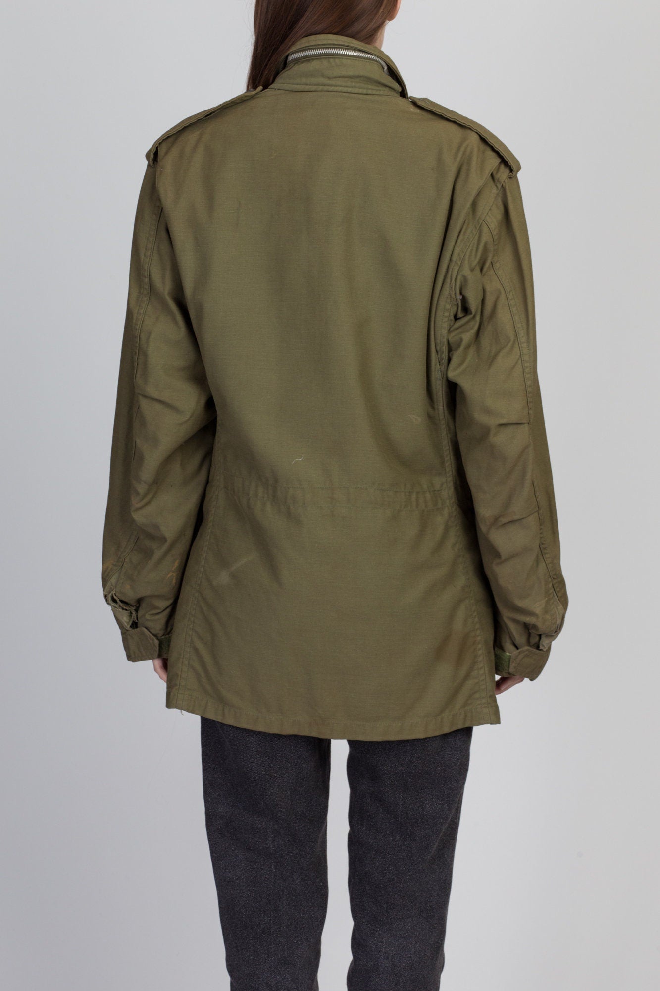 Long sales army jacket