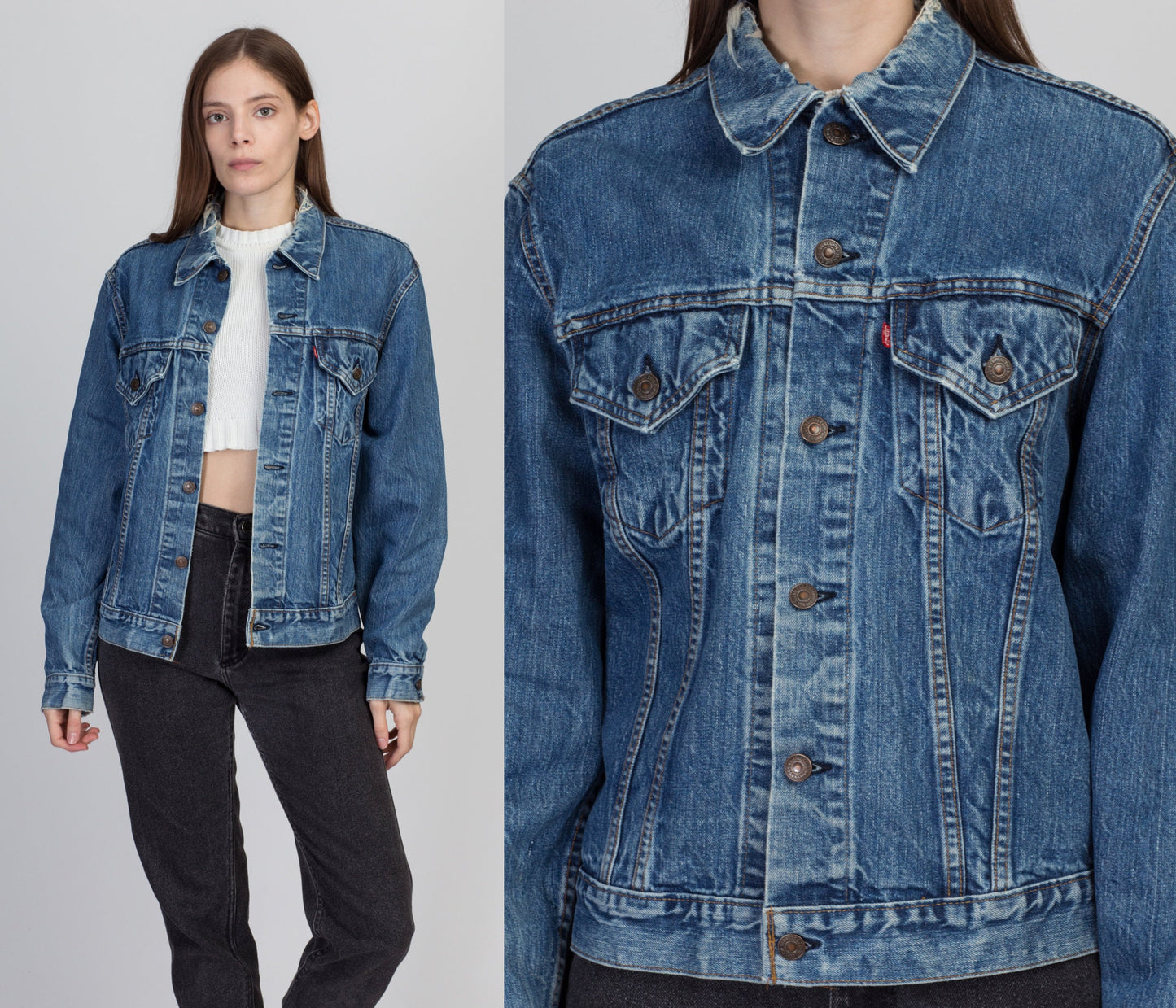 70s Levi's Two-Pocket Jean Jacket - Men's Small, Women's Medium 