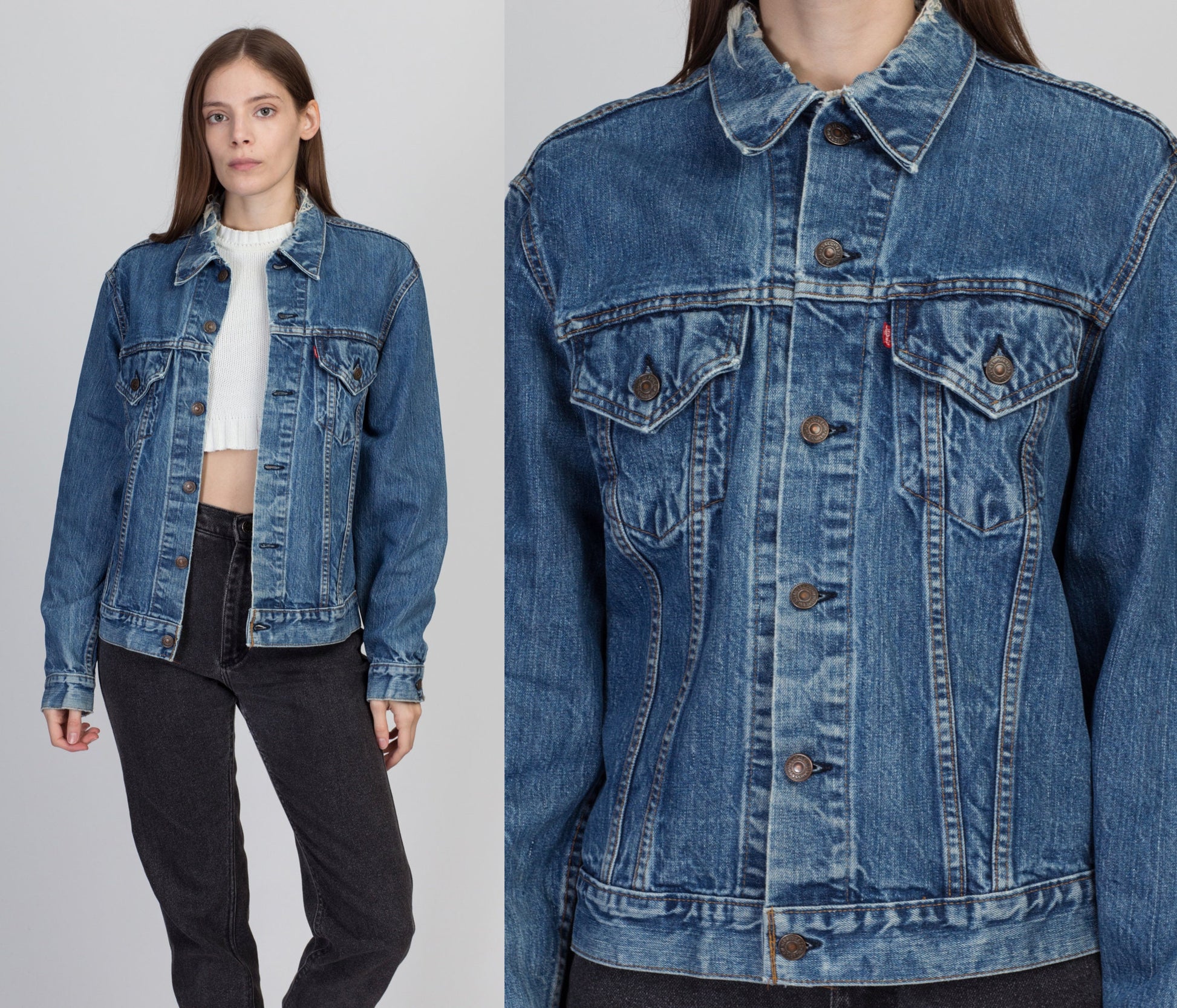 70s Levi's Two-Pocket Jean Jacket - Men's Small, Women's Medium 
