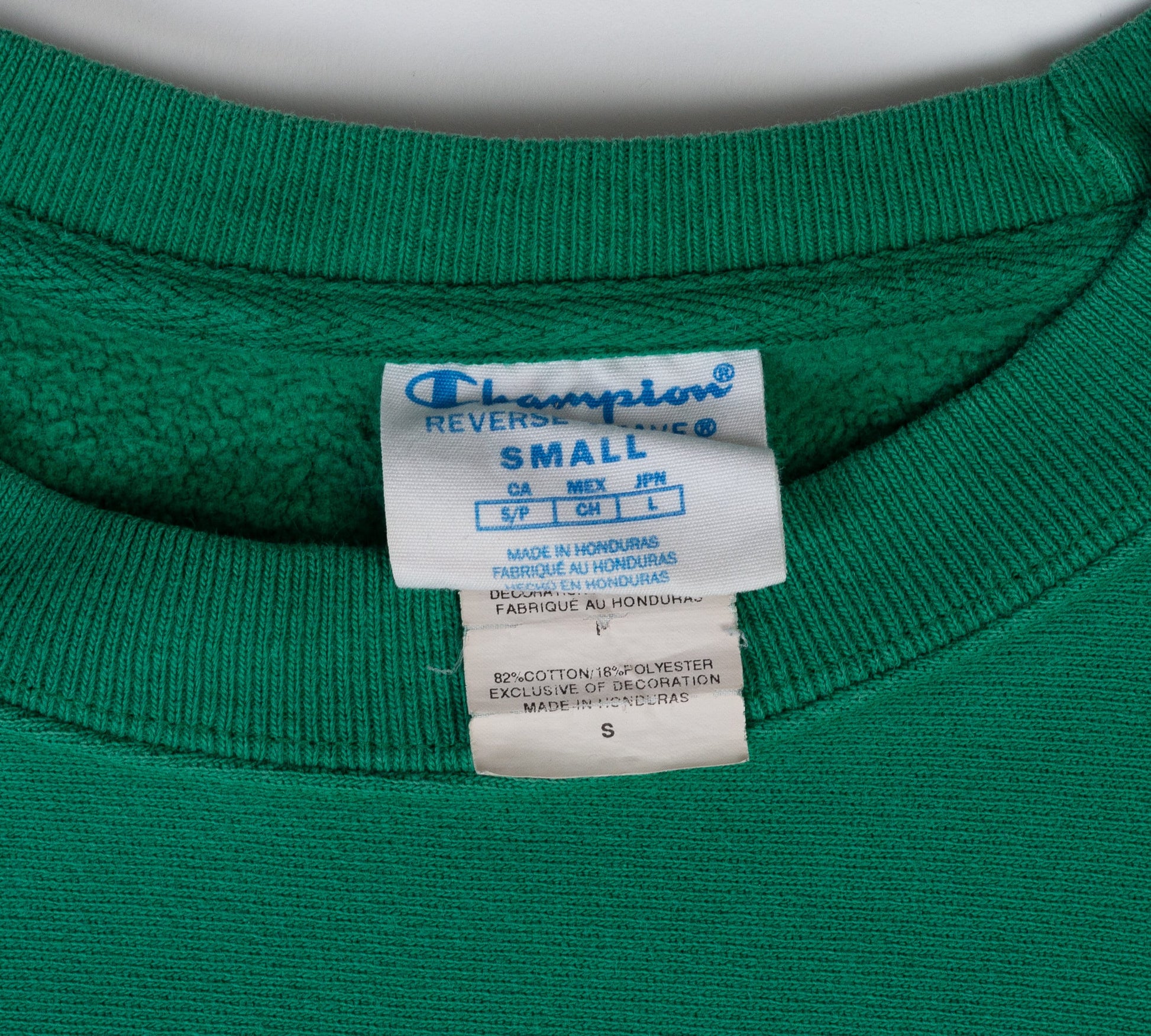 Vintage Champion Reverse Weave Frog Green Sweatshirt - Men's Small 