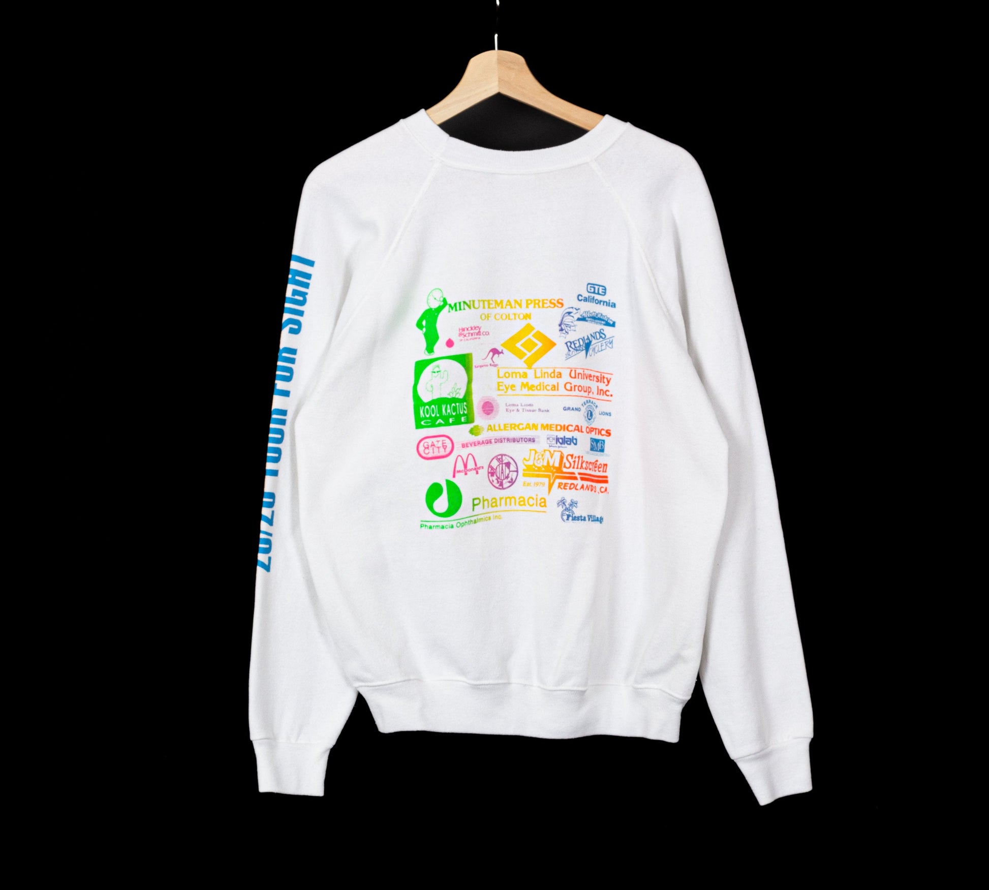 Vintage 20/20 Tour For Sight Race Sweatshirt - Men's Medium, Women's Large 