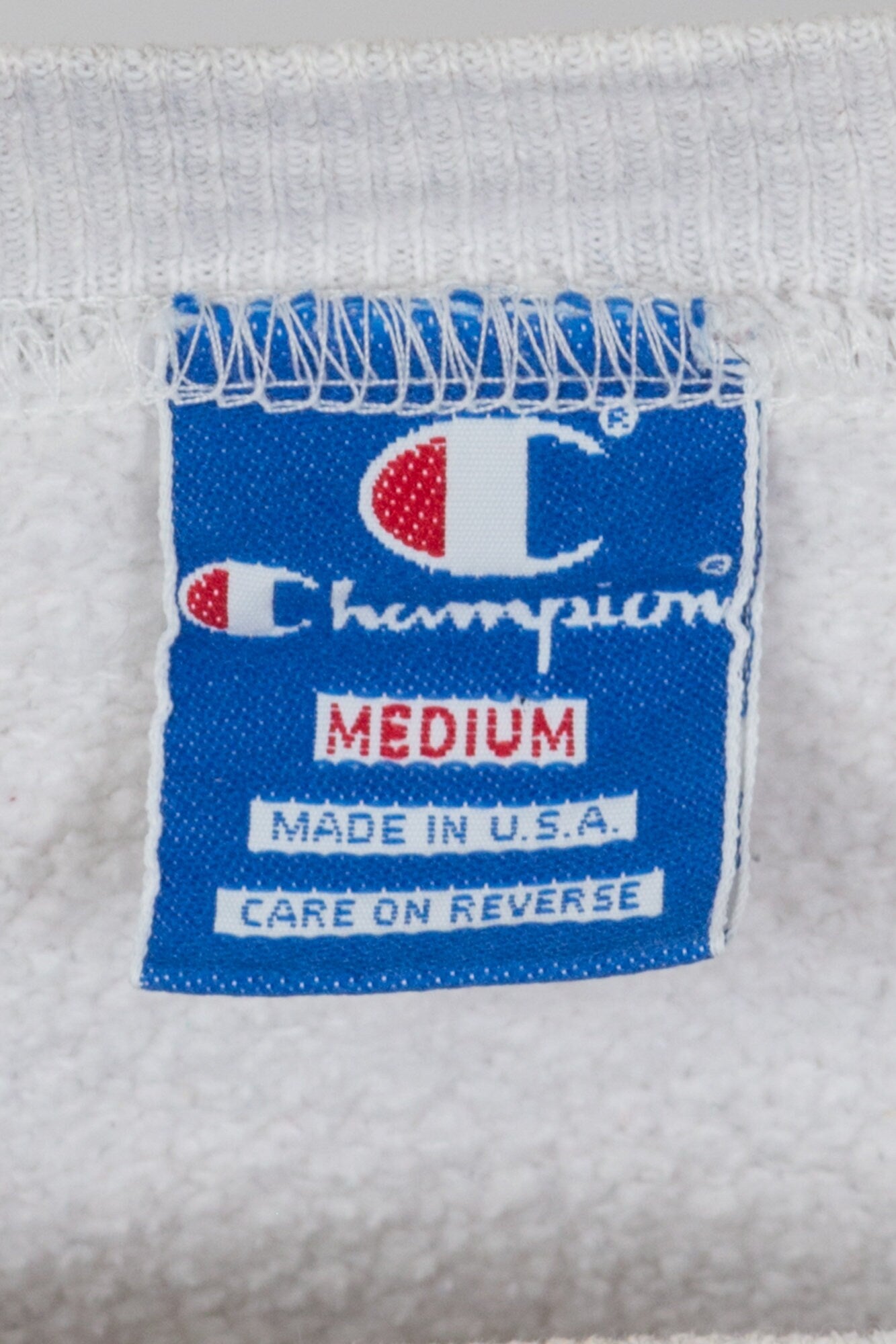 Vintage Champion Made In USA Grey V Stitch Sweatshirt - Men's Small,  Women's Medium