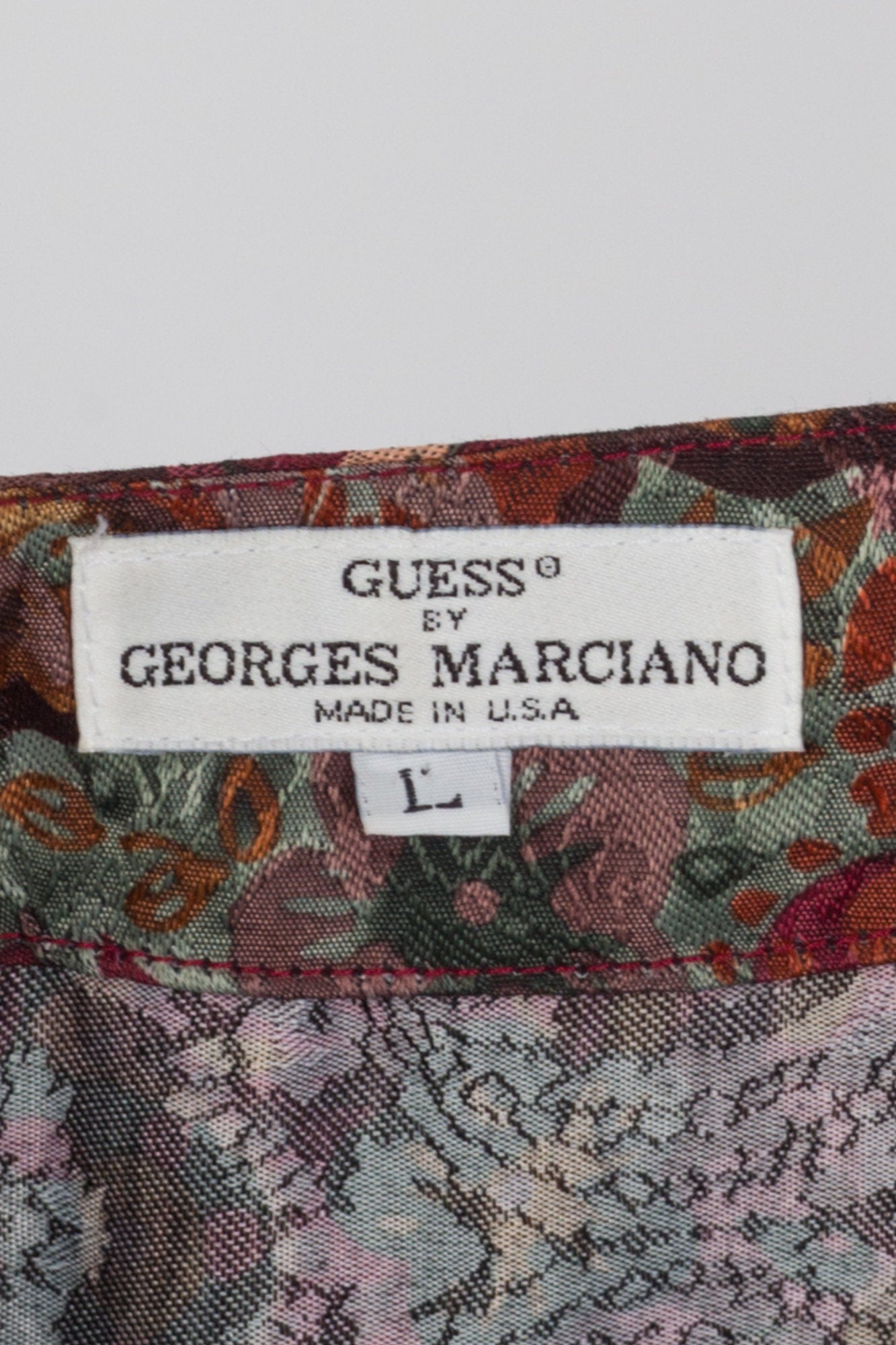 90s Guess Floral Cropped Jacket - Large 