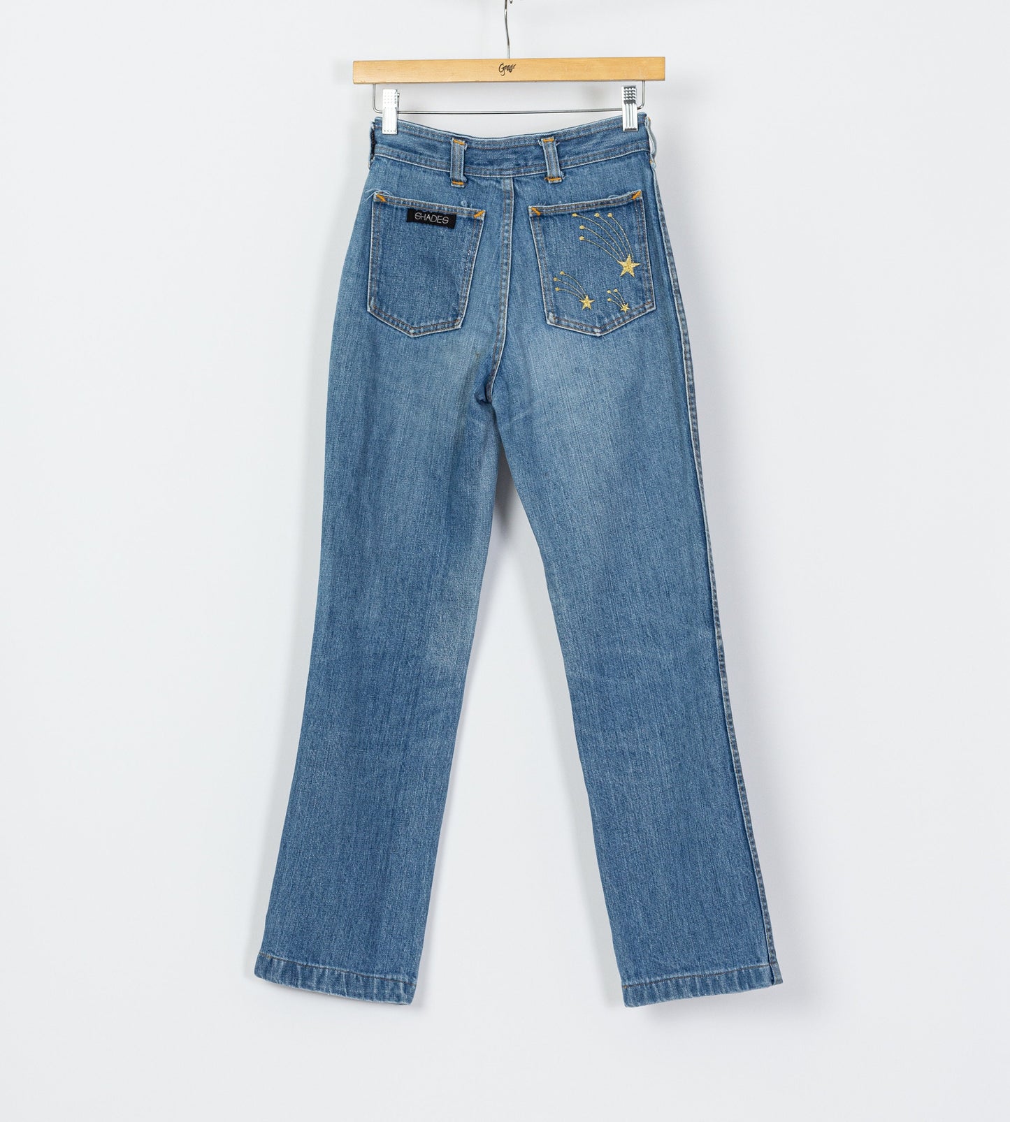 70s 80s Shooting Star Jeans - Extra Small, 24.5" 